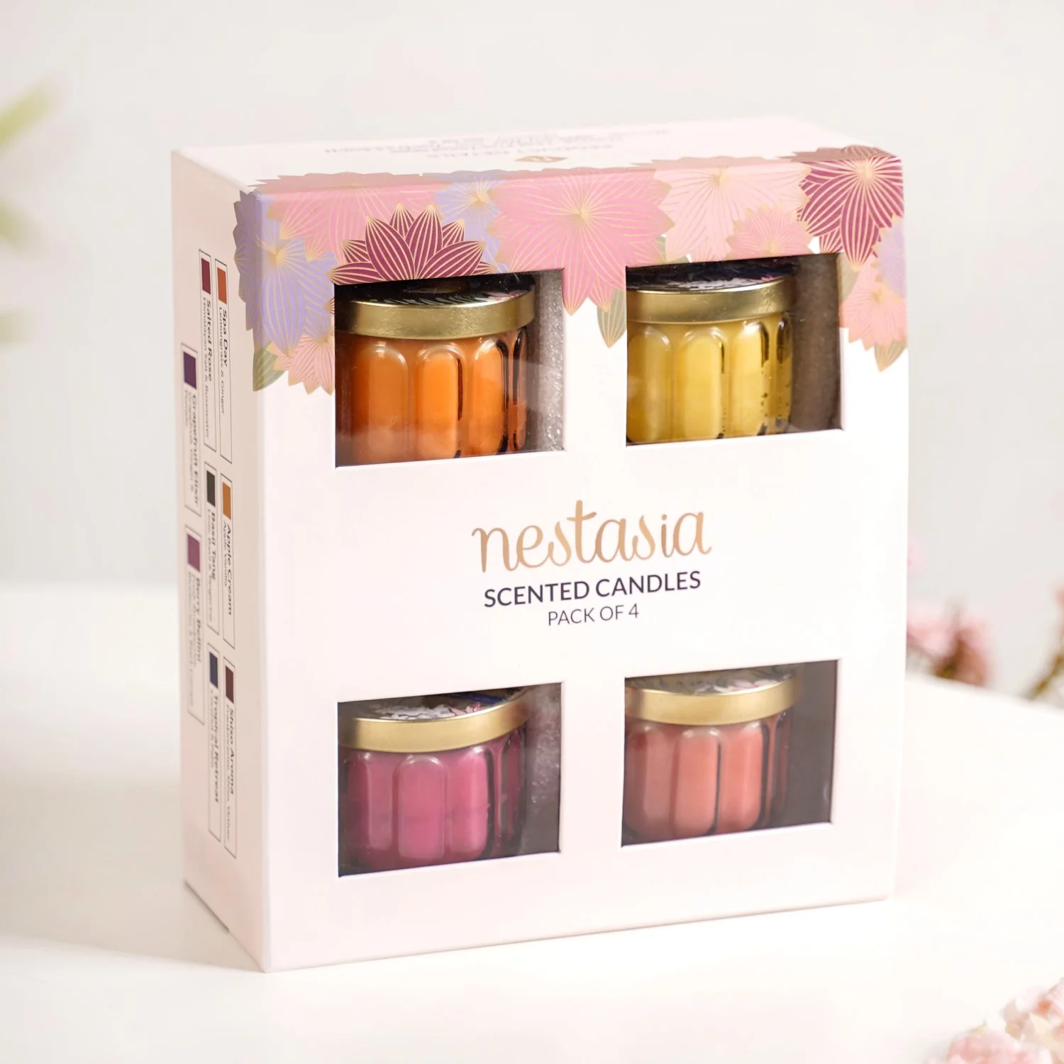 Garden Of Serenity Scented Candle Set Of 4 - Image 3