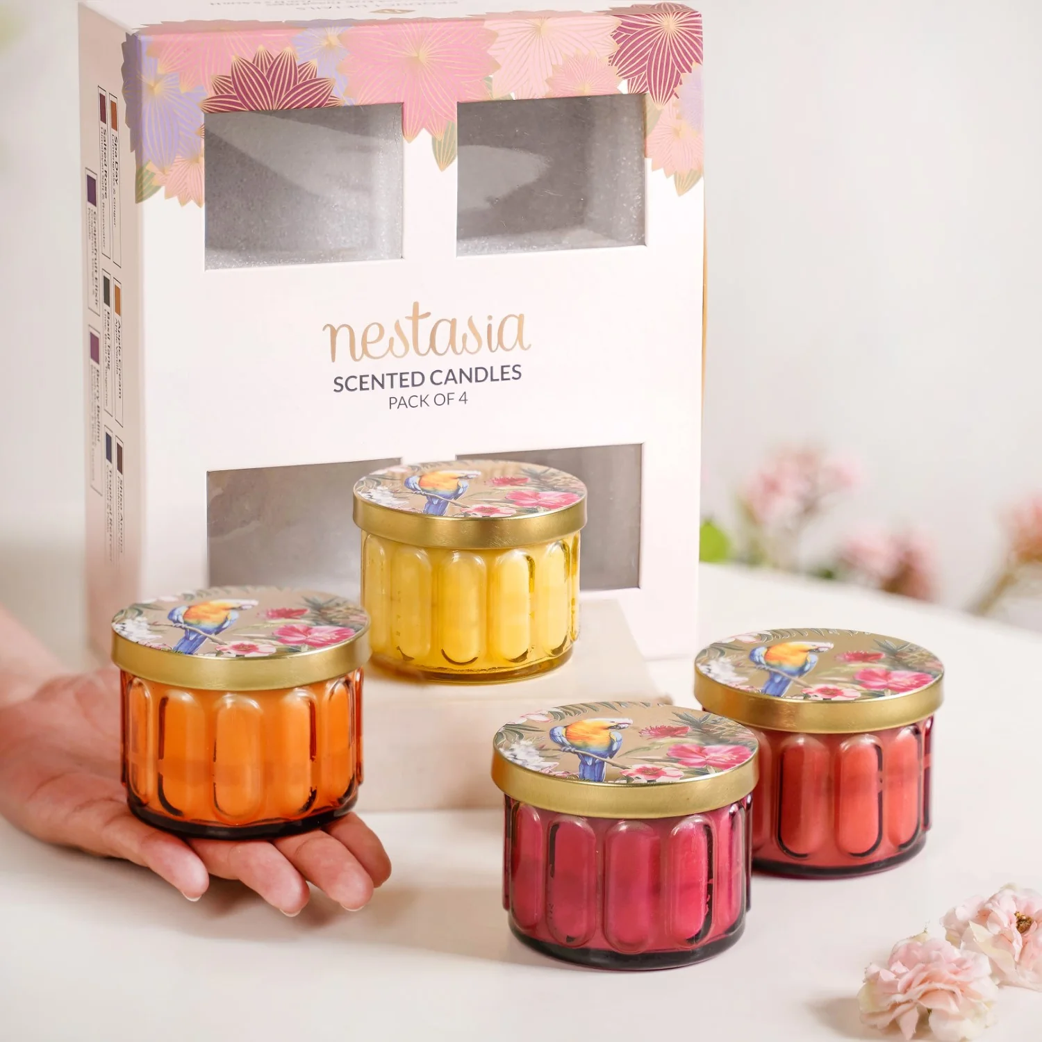 Garden Of Serenity Scented Candle Set Of 4 - Image 4