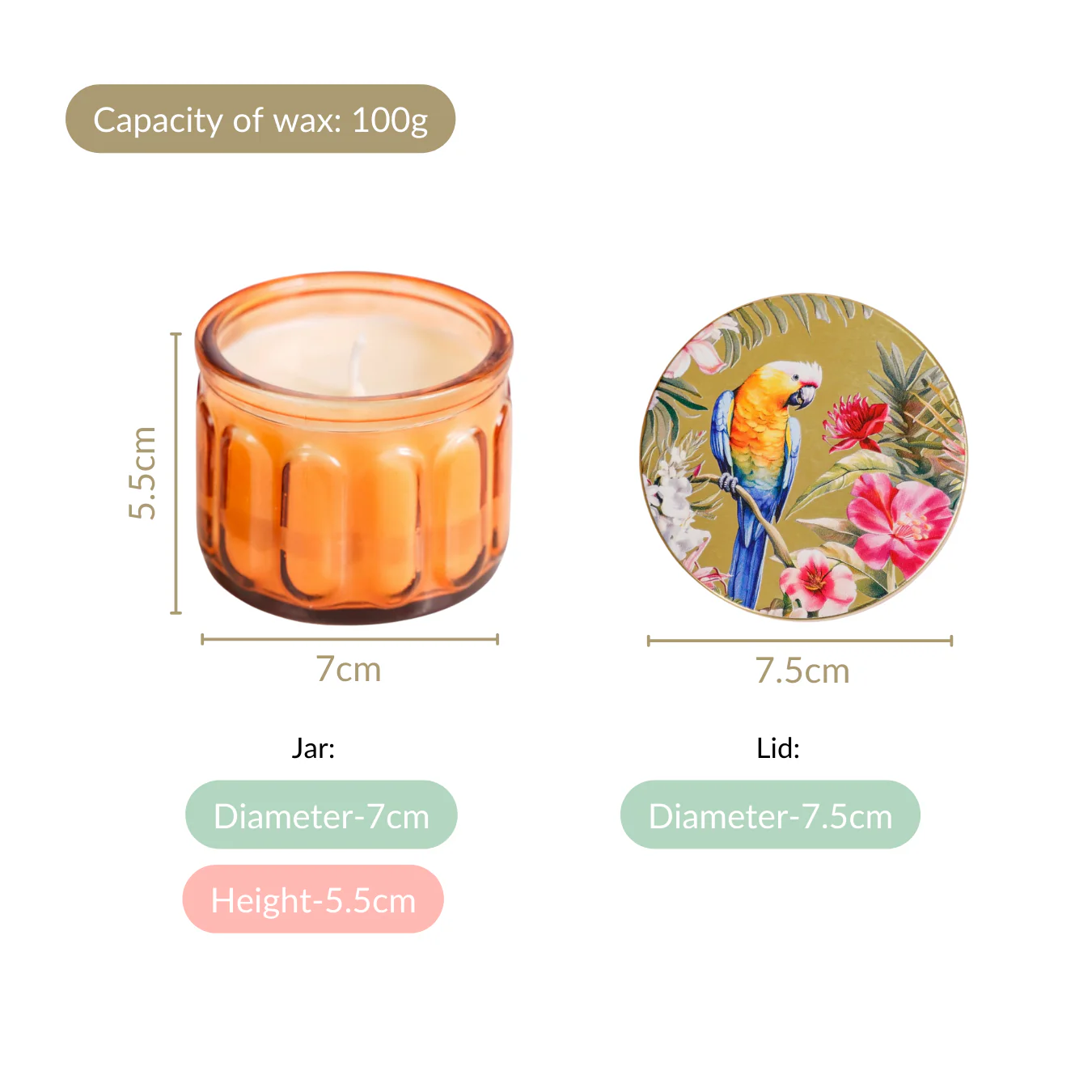 Garden Of Serenity Scented Candle Set Of 4 - Image 5