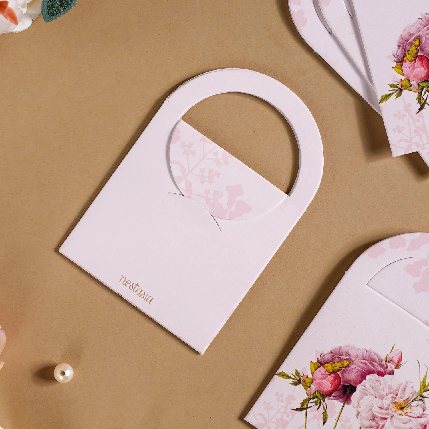 Garden Rose Money Envelope Pastel Pink Set Of 12 - Image 4