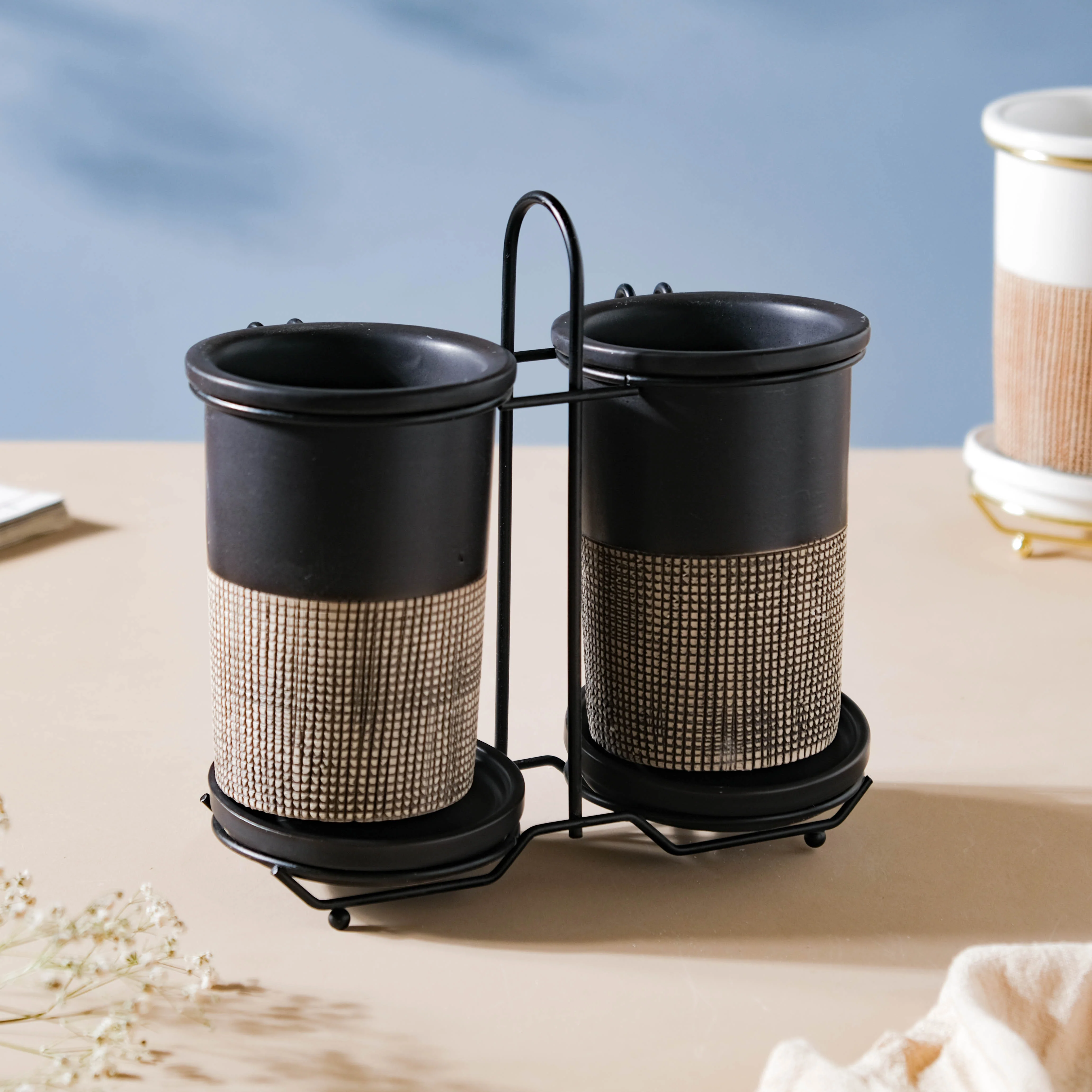 Gemini Twin Tumbler Set Of 2 Black - Image 4