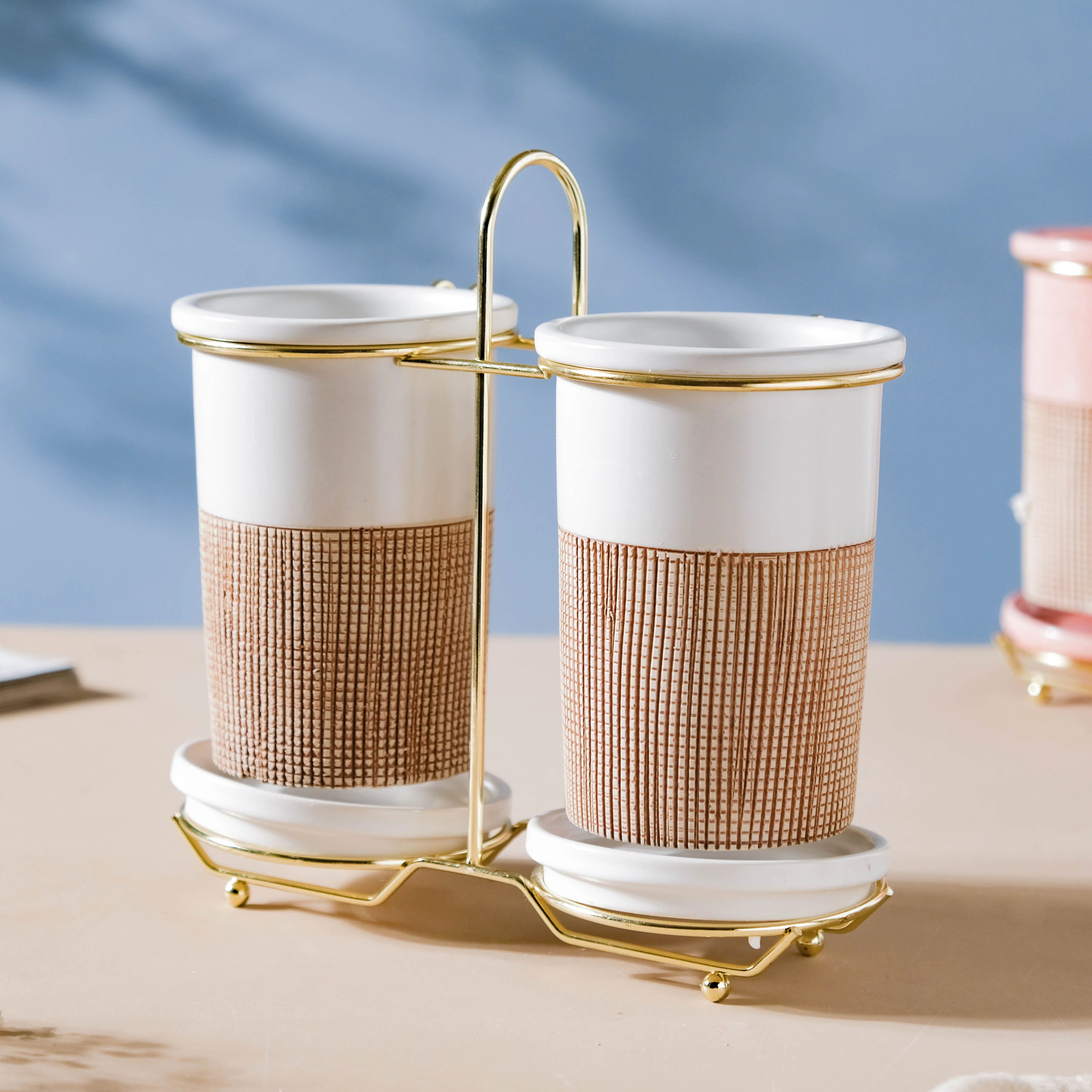 Gemini Twin Tumbler Set Of 2 White - Image 3