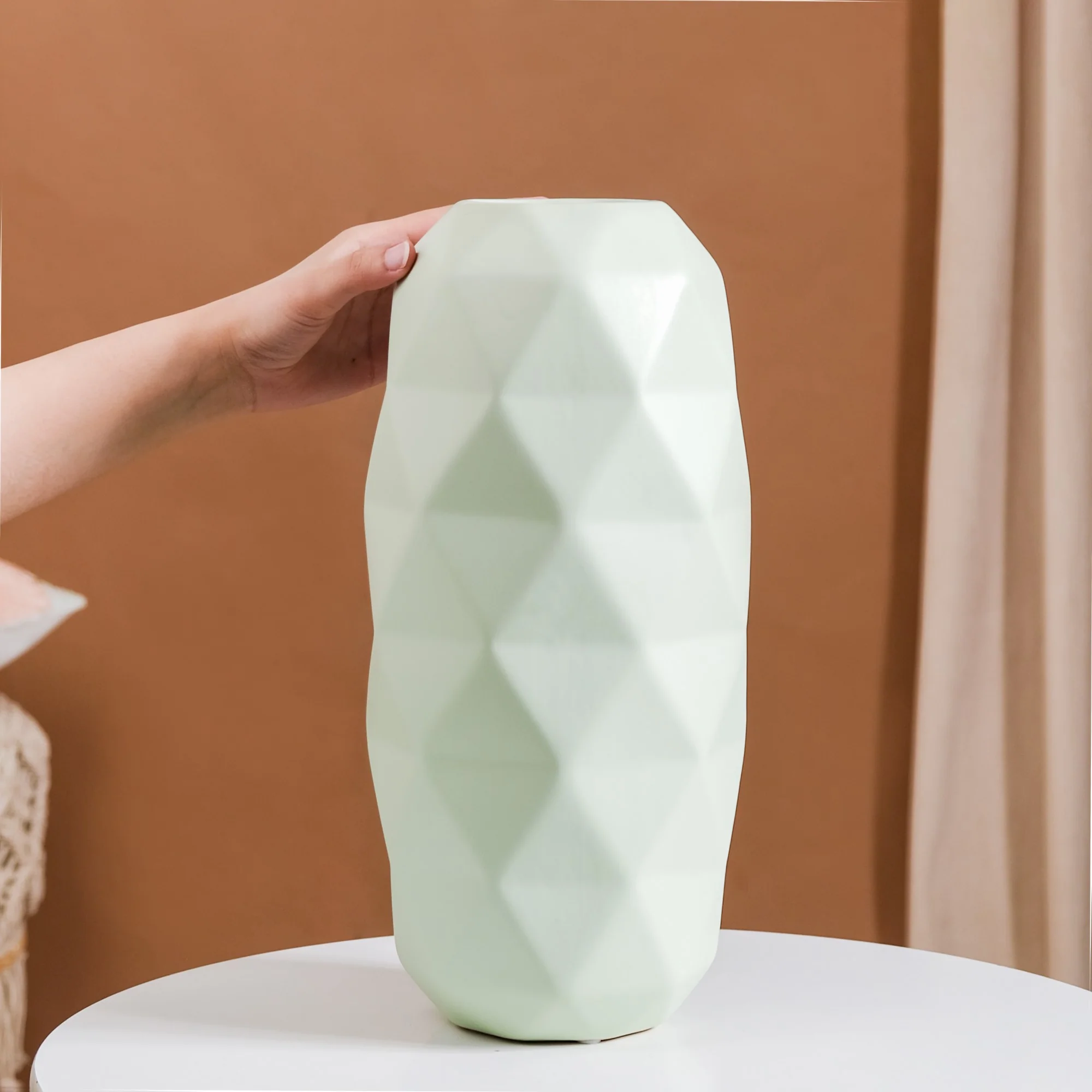 Geometric Decor Vase - Image 2