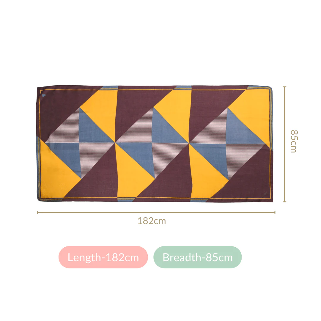 Geometric Super Soft Multicolour Scarf Stole - Image 6
