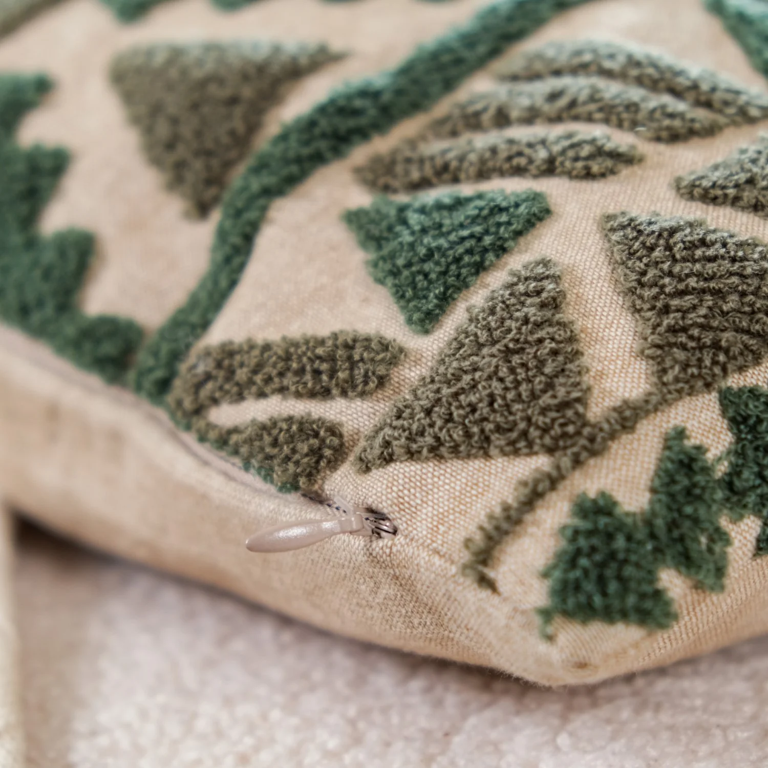 Geometric Tufted Cushion Cover 16x16 Inch - Image 8