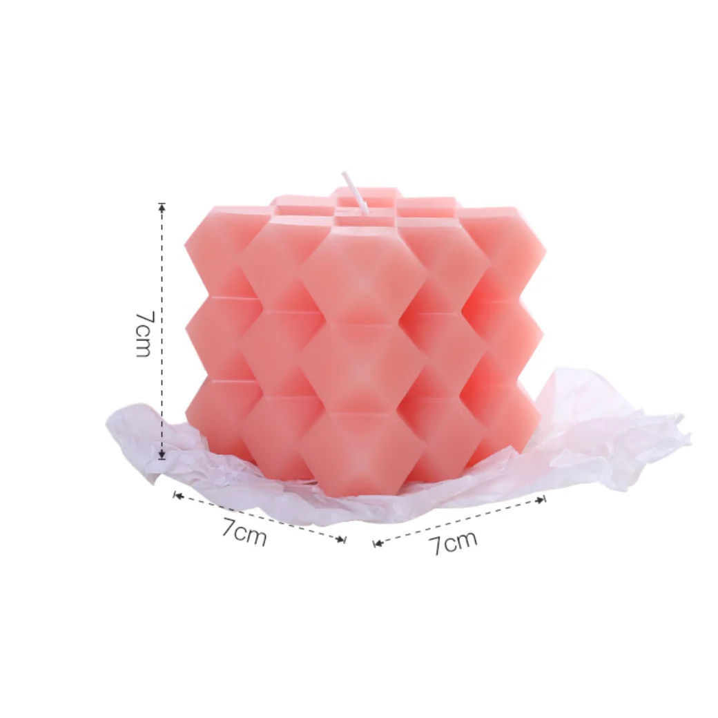 Geometric Wax Candle - Image 8