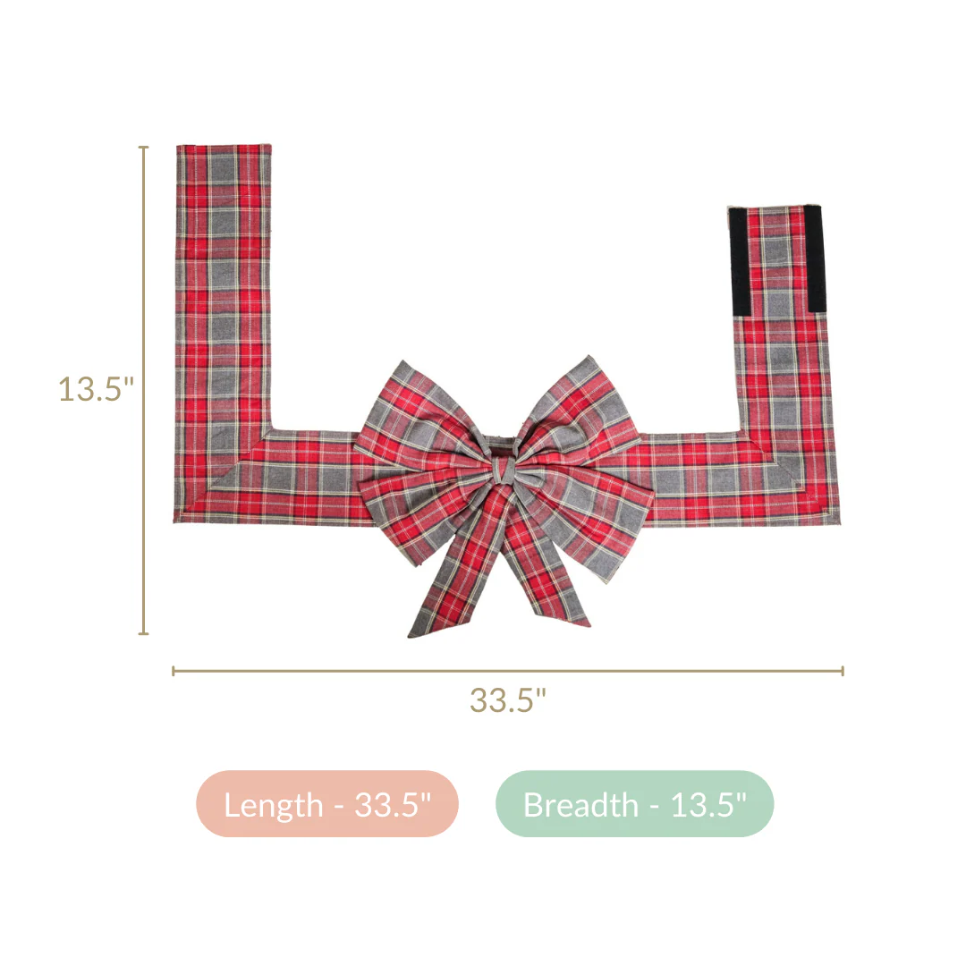 Gift Bow Festive Door Decor - Image 4