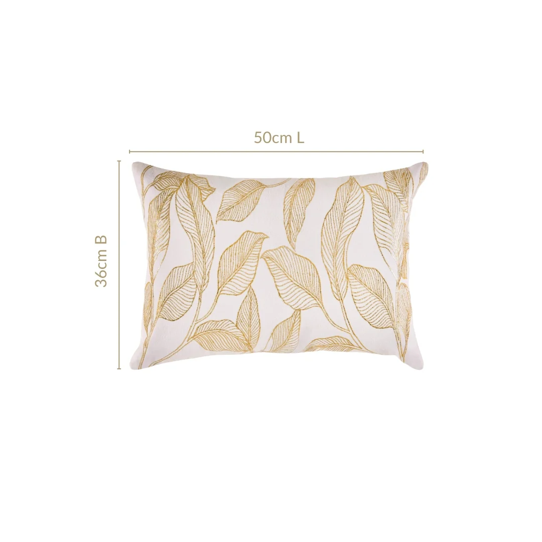 Gilded Grove Cotton Cushion Cover 50x36cm - Image 3