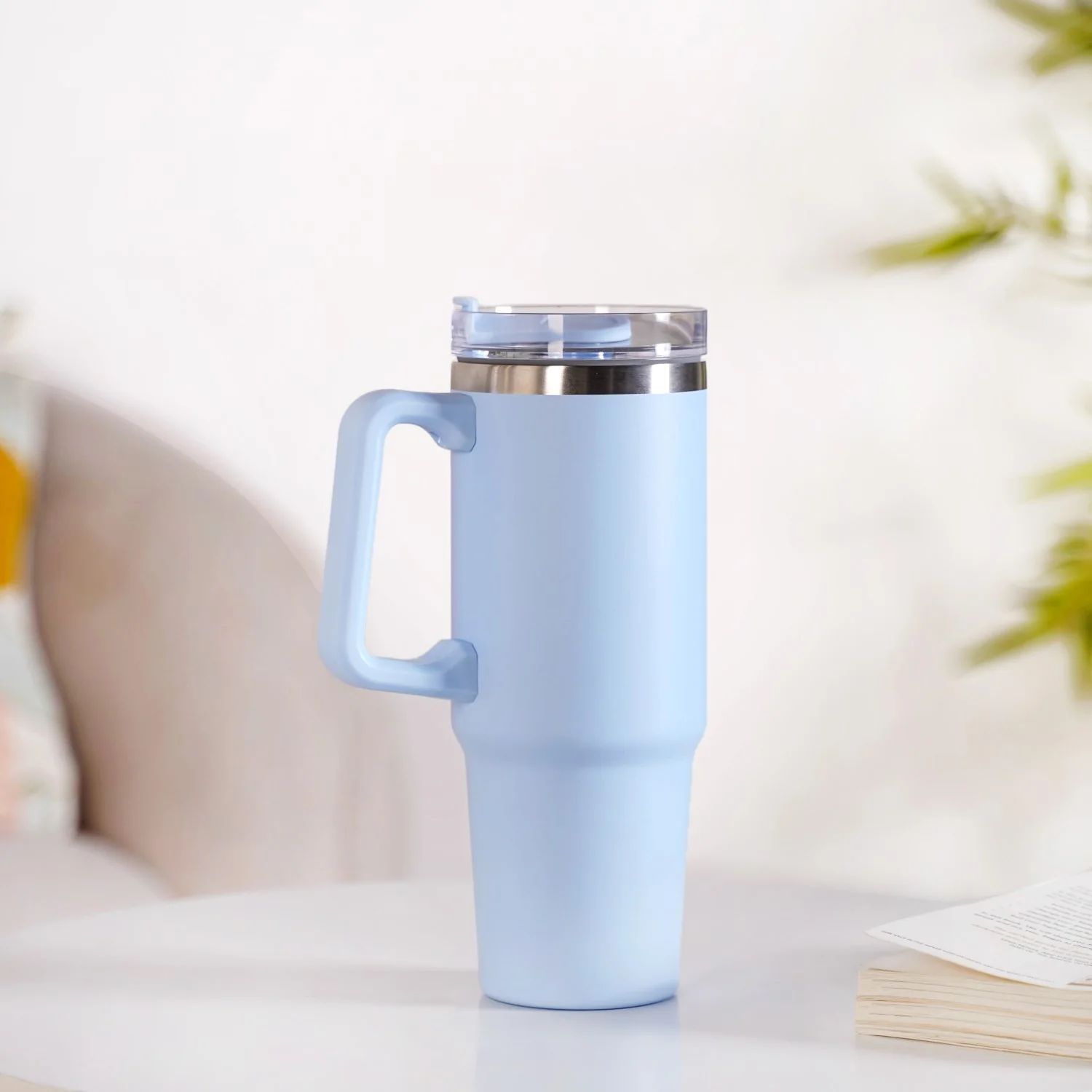 Glacio Leakproof Insulated Water Tumbler With Handle Arctic Blue 850ml - Image 10