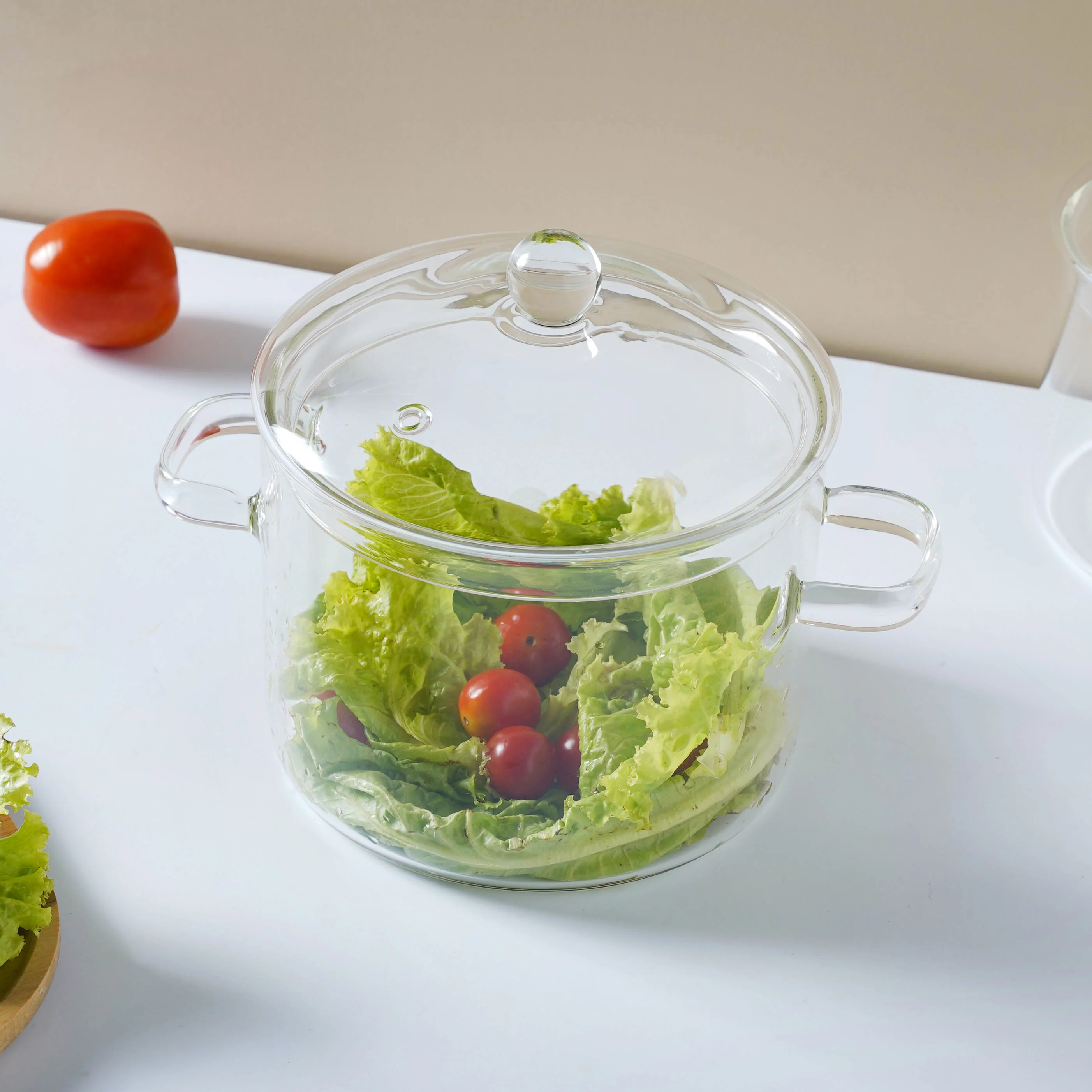 Glass Curry Pot 1500ml - Image 2
