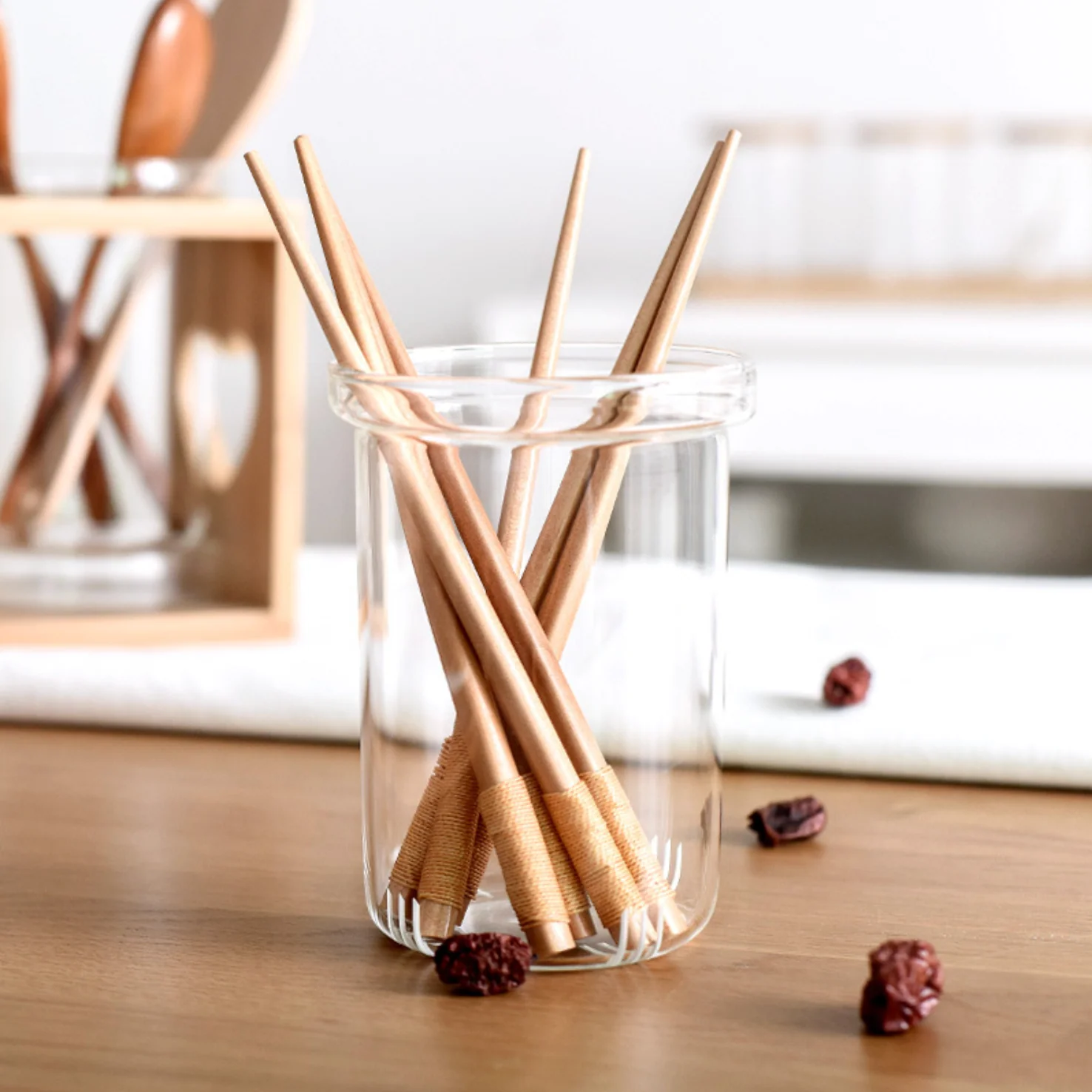 Glass Cutlery Holder - Image 4