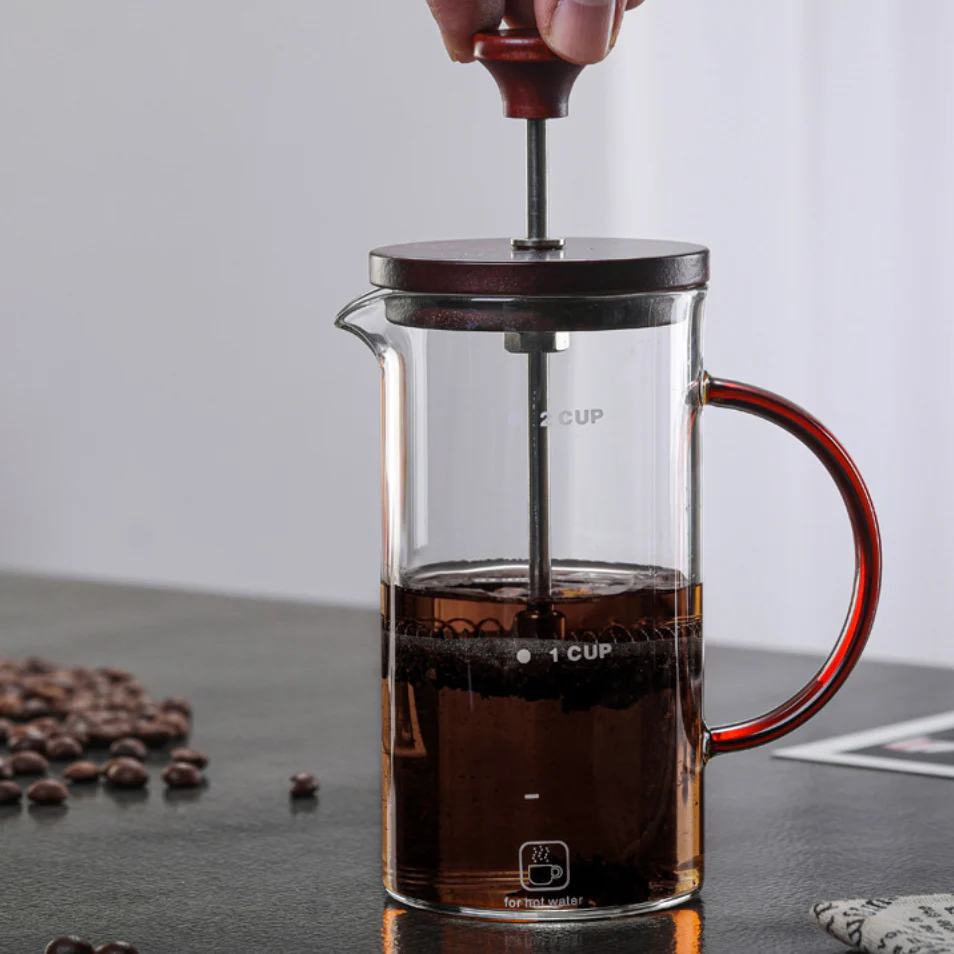 Glass French Press Coffee Maker Pot - Image 4