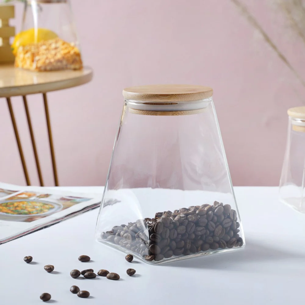 Glass Jar With Wooden Lid - Extra Large - Image 5
