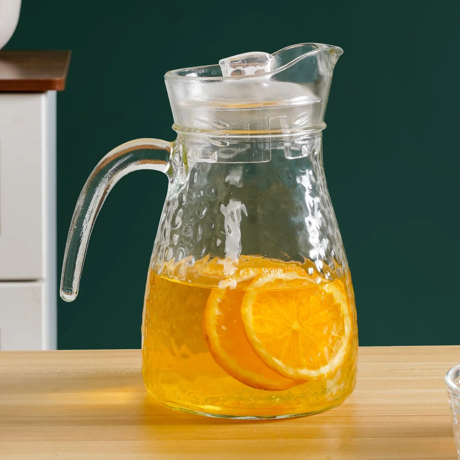 Glass Jug And Tumbler Set Of 5 - Image 5