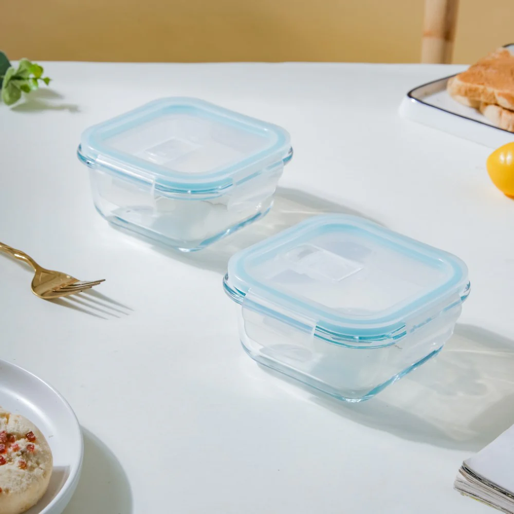 Glass Lunch Box Small Set Of 2 250ml - Image 3