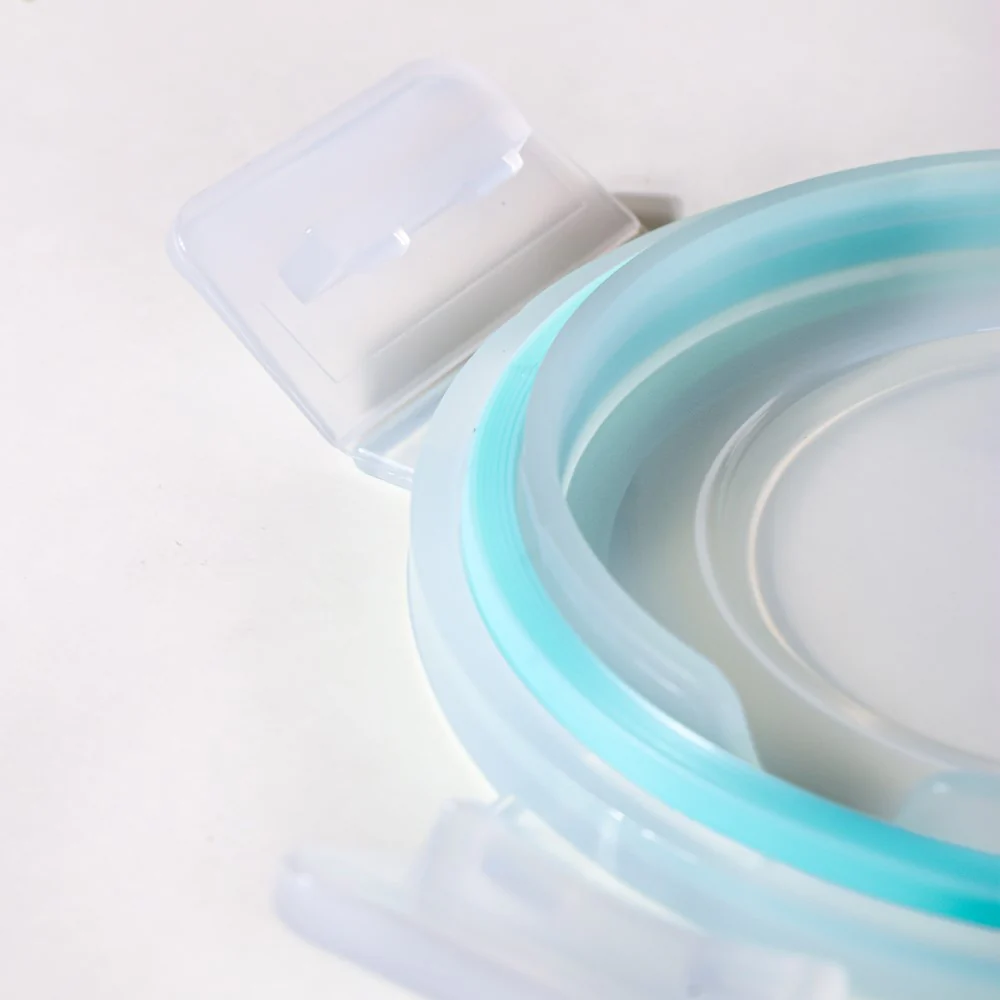 Glass Lunch Box With Lid Round Small Set Of 2 200ml - Image 9