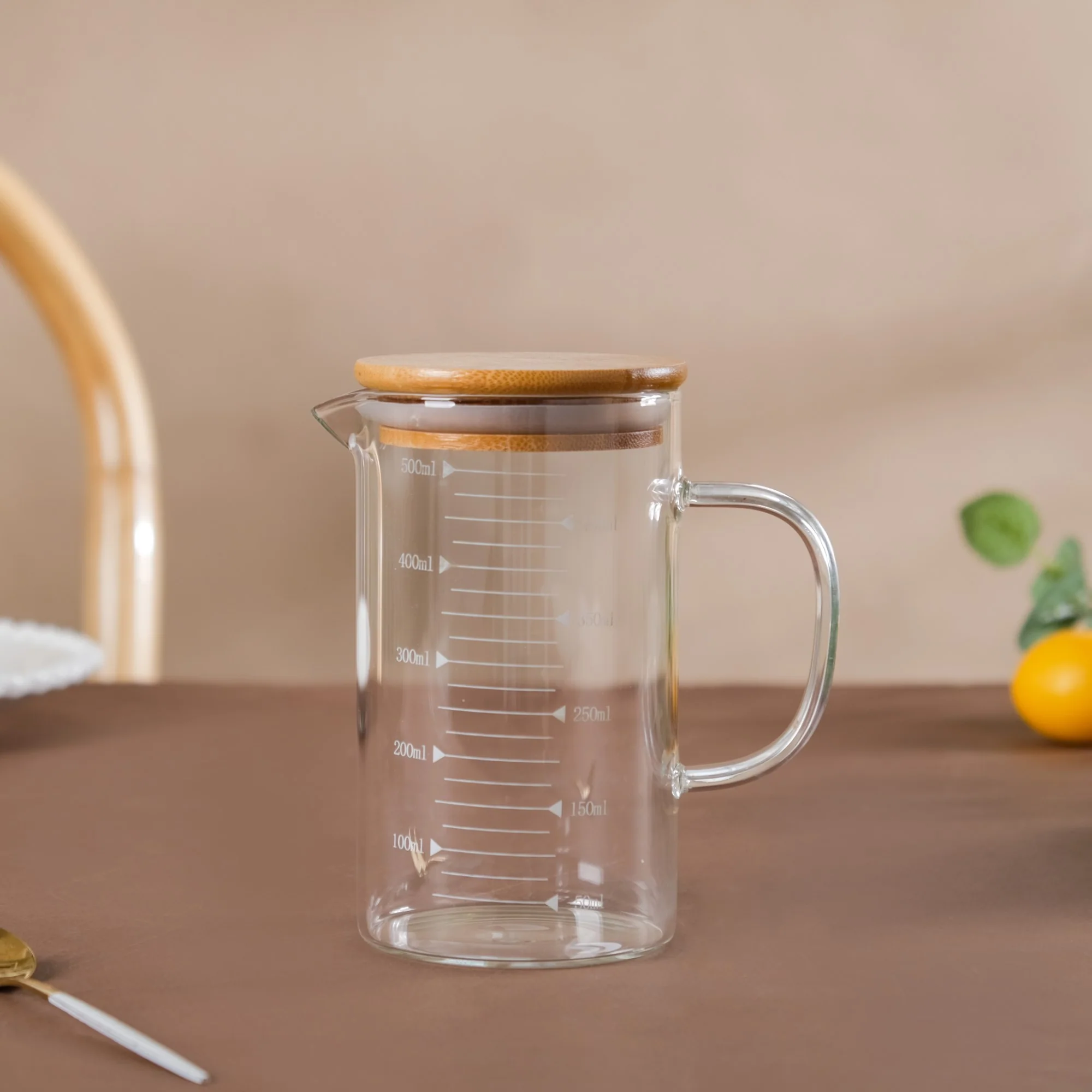 Glass Mug with Lid - Big - Image 3