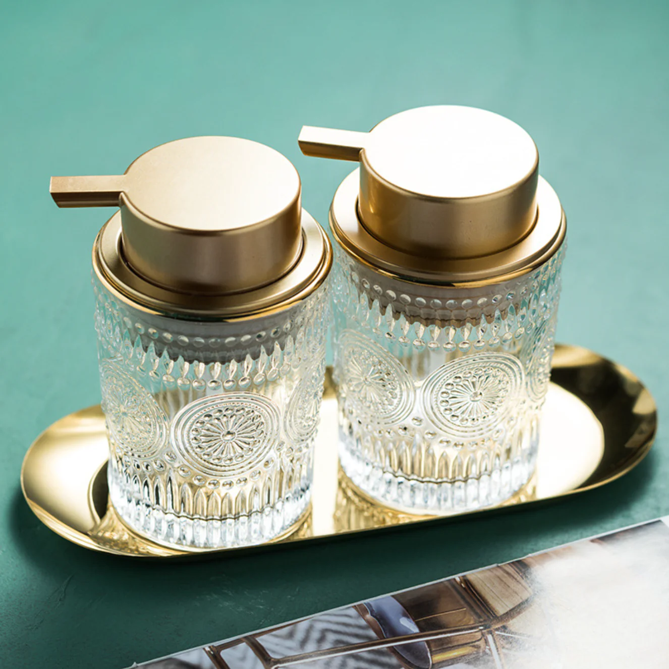 Glass Pump Bottle - Image 2