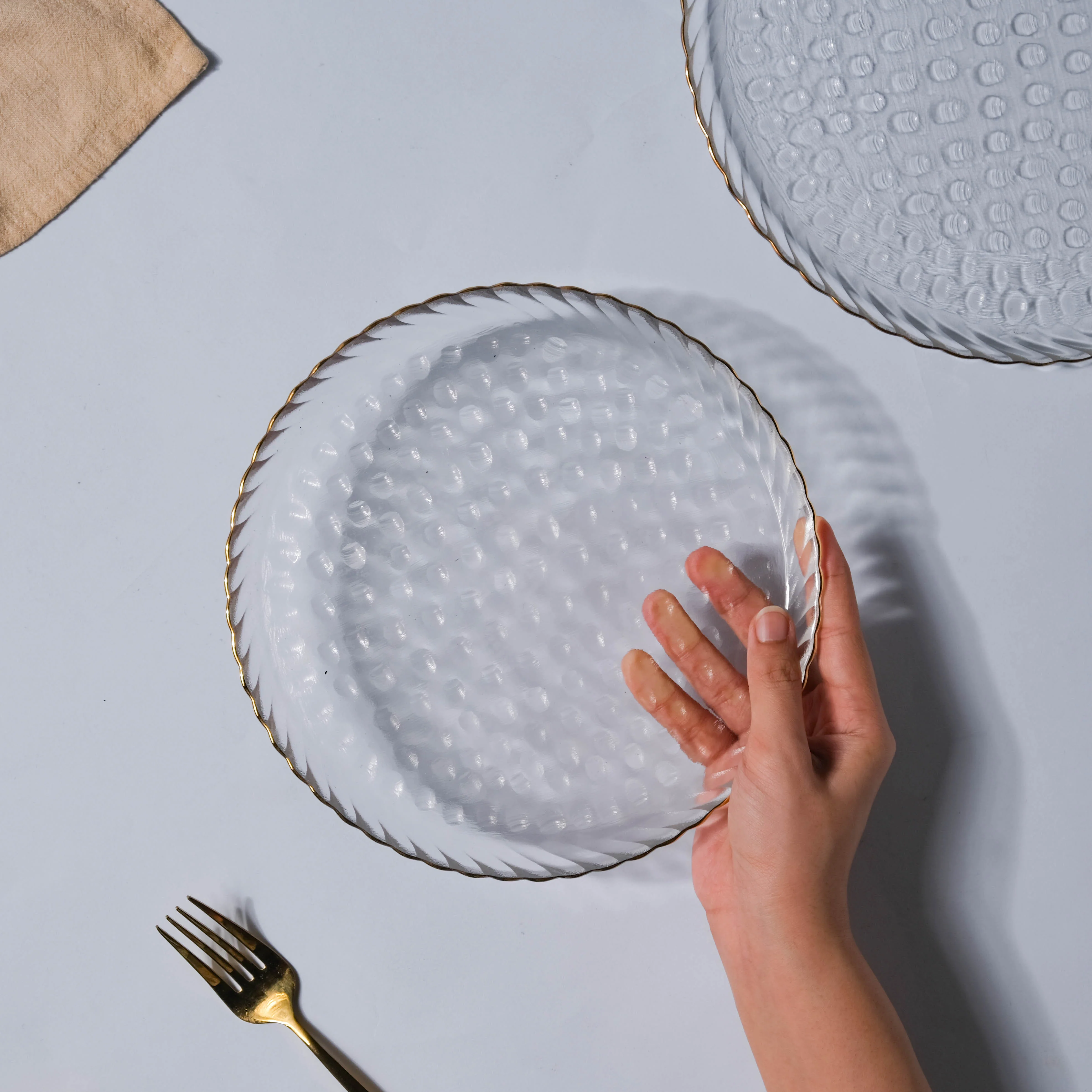 Glass Snack Plate - Image 2
