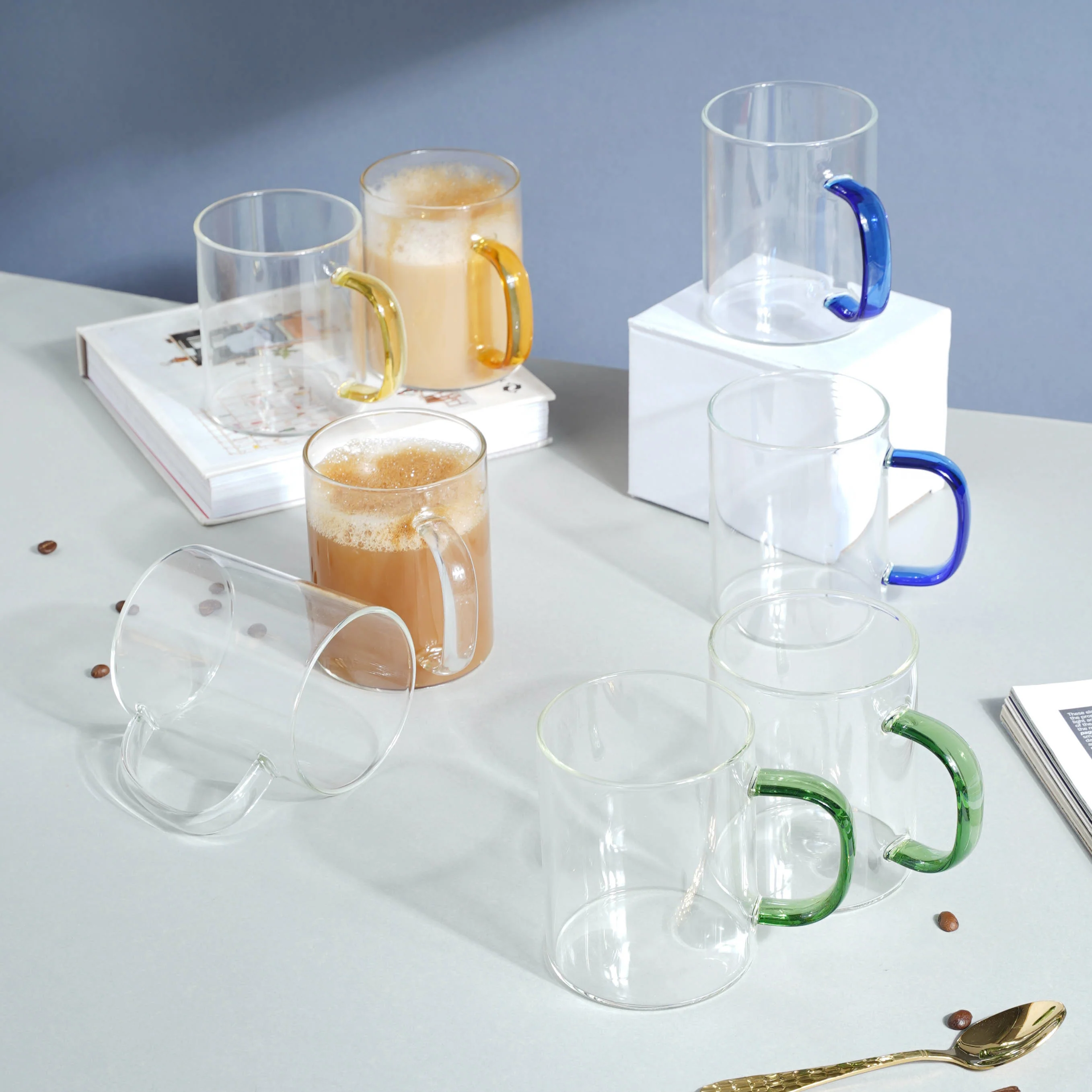 Glass Tea Mug Set of 2 - Image 4