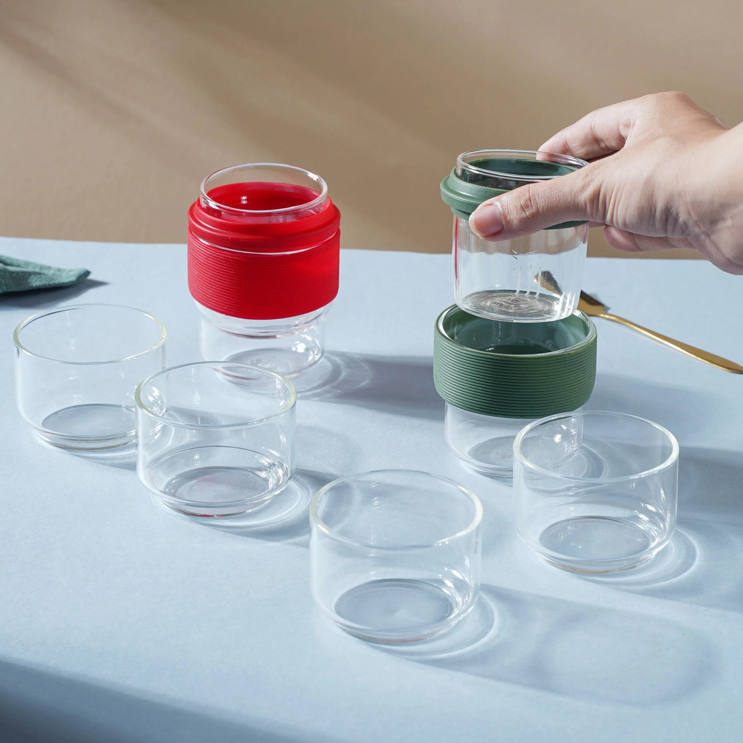 Glass Travel Teapot Set - Image 6