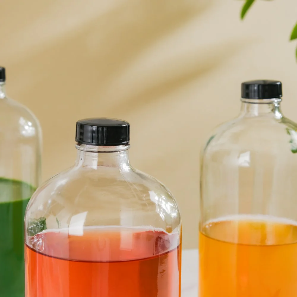 Glass Water Bottle Set Of 4 1 L - Image 6
