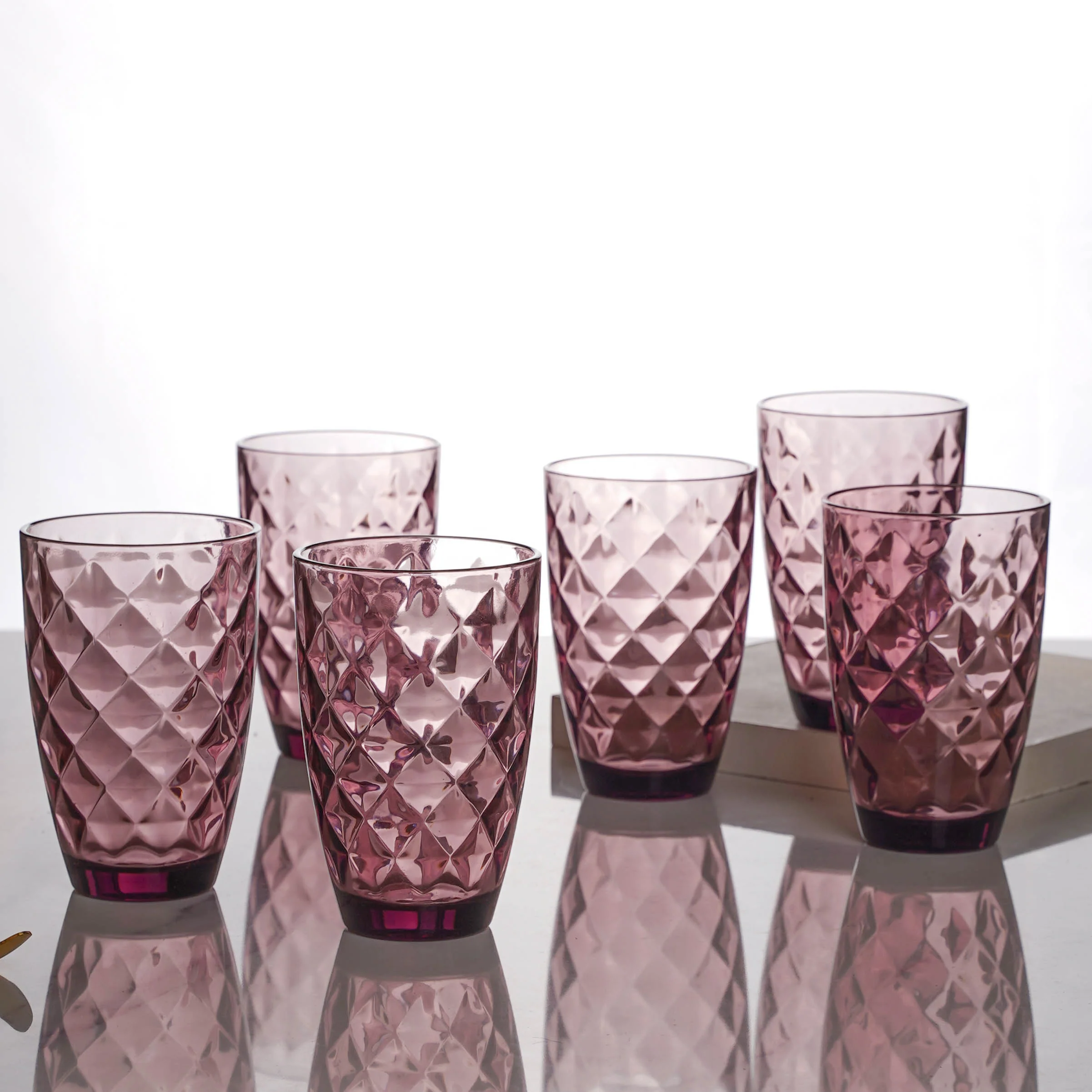 Glass Water Tumbler Set of 6 - Image 3
