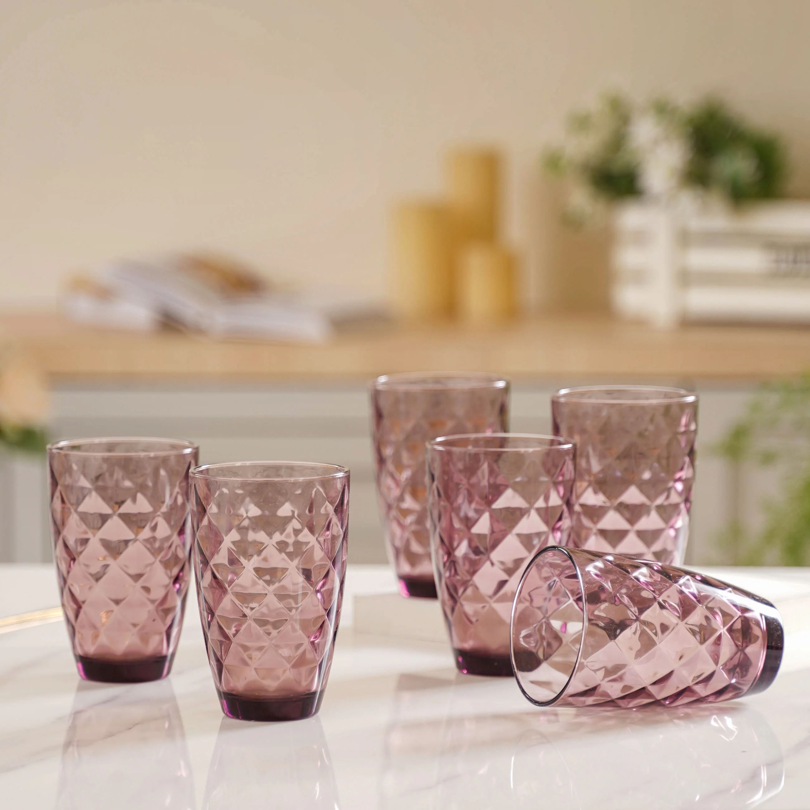 Glass Water Tumbler Set of 6 - Image 7