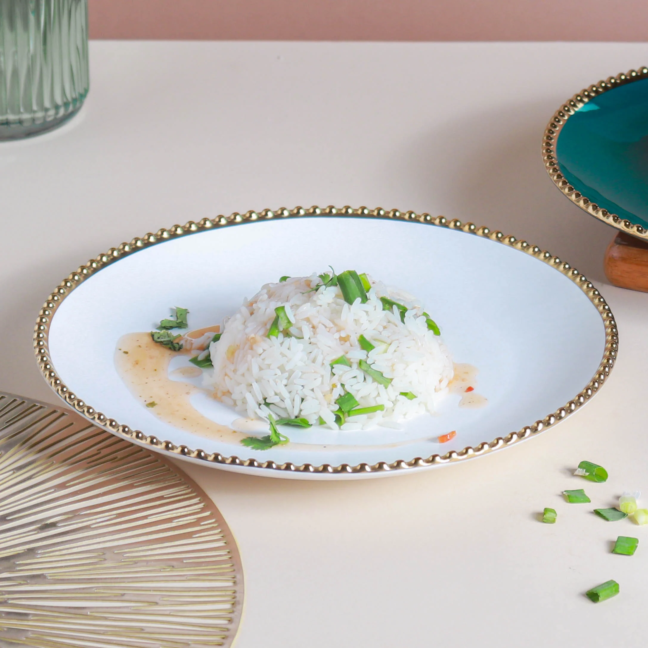Glazed Ceramic Dinner Plate - Image 11