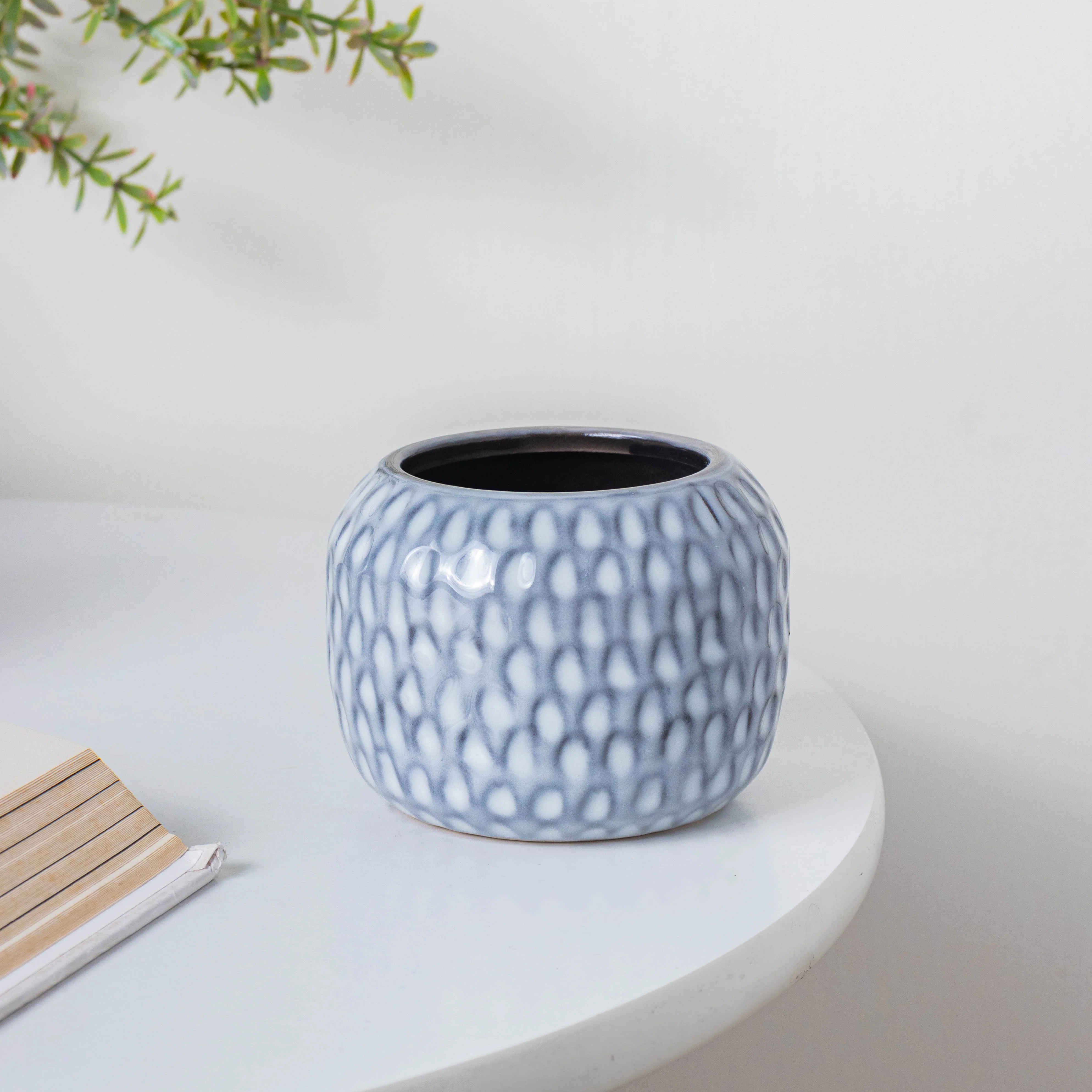 Glazed Modern Flower Vase - Image 4