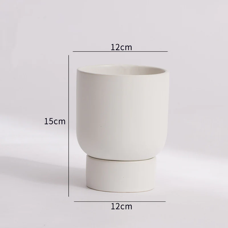 Gloss Finish Planter With Stand - Image 13