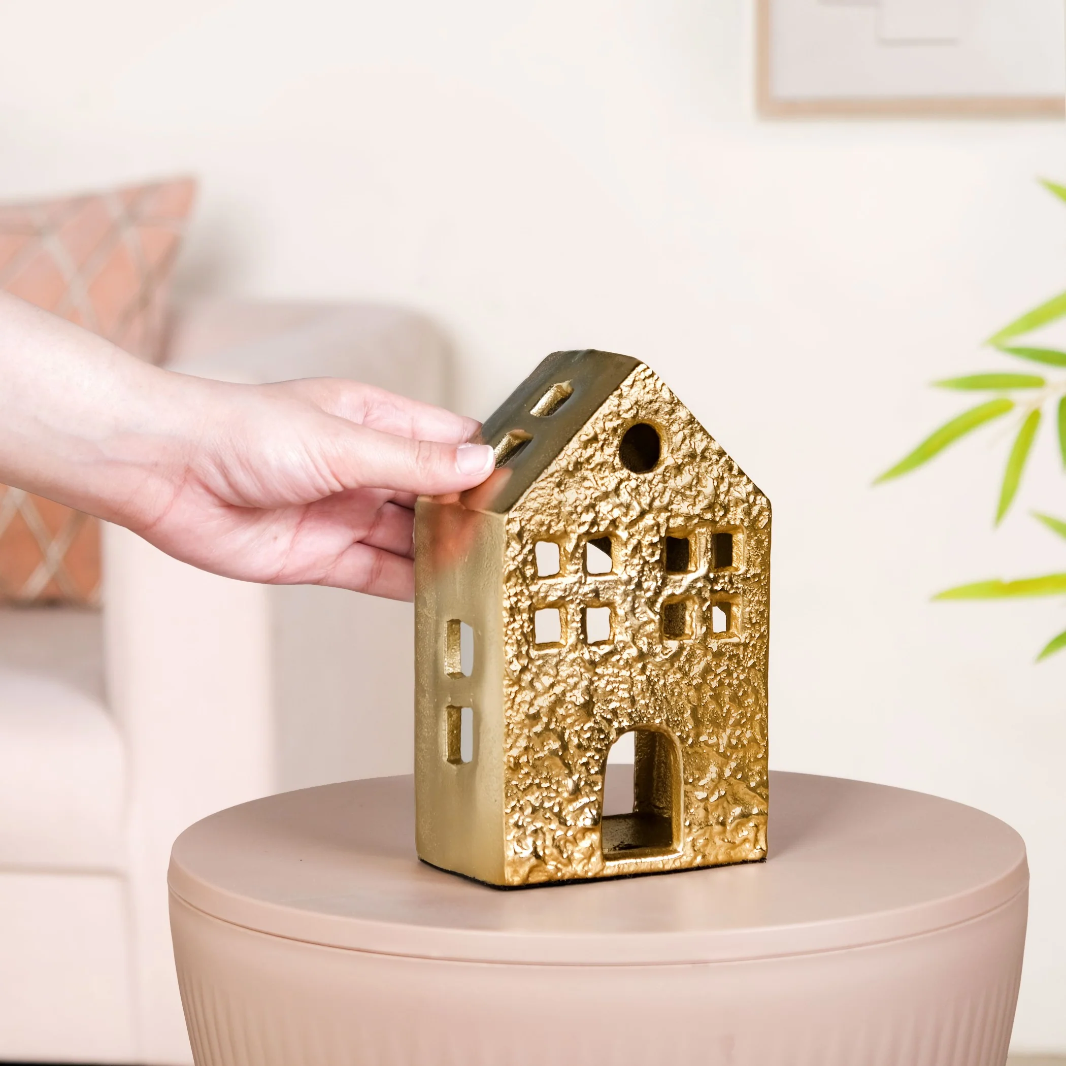 Glowhouse Gold Tealight Holder - Image 3