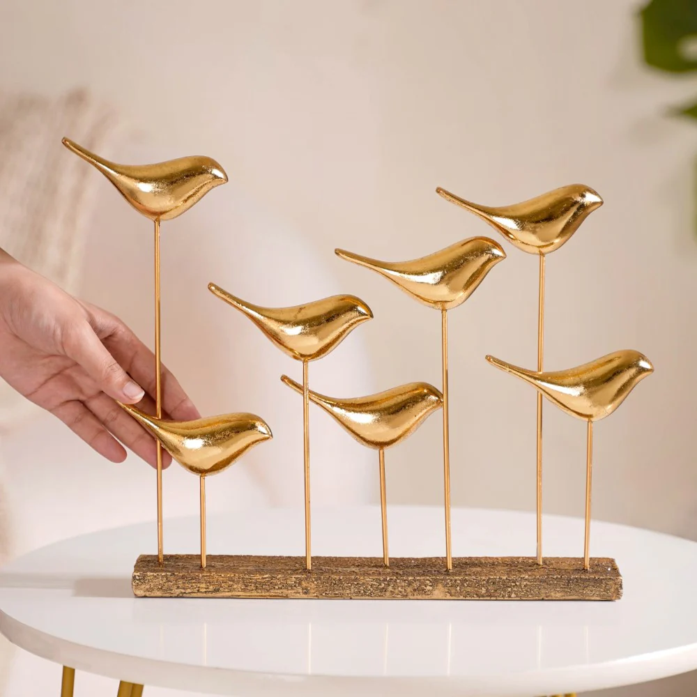 Gold Birds Decor Accent Showpiece - Image 3