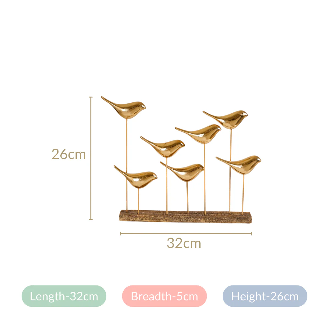 Gold Birds Decor Accent Showpiece - Image 7