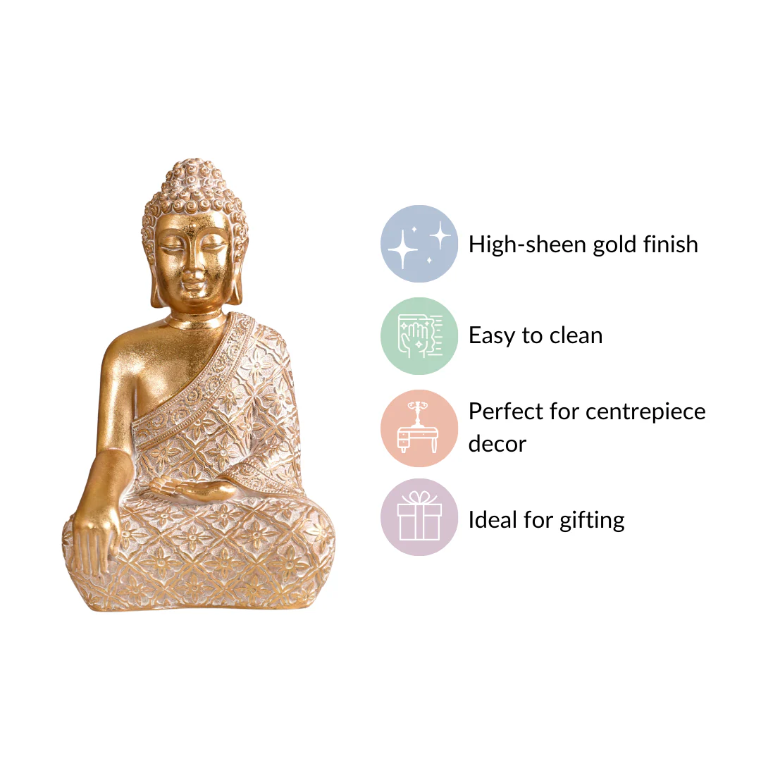 Gold Buddha Statue - Image 7