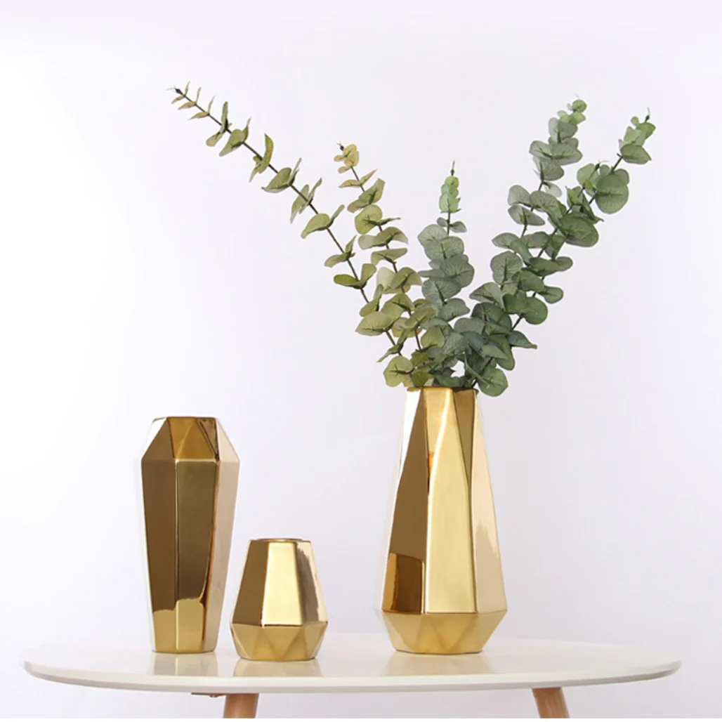 Gold Flower Pot - Image 3