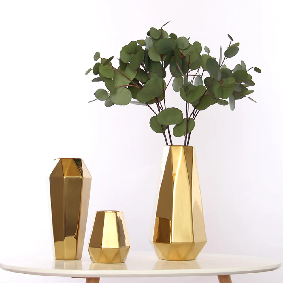 Gold Flower Pot - Image 4