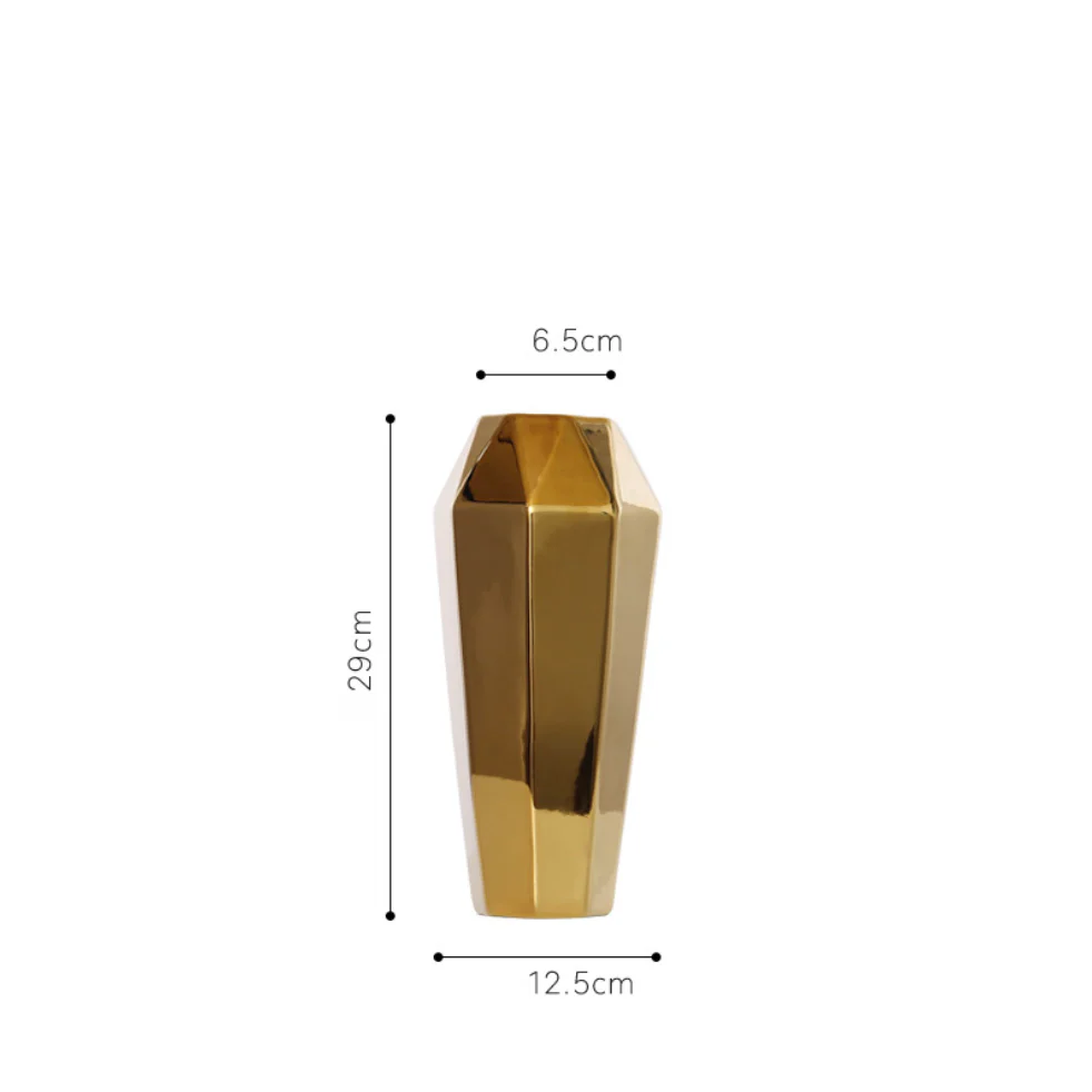 Gold Flower Pot - Image 8