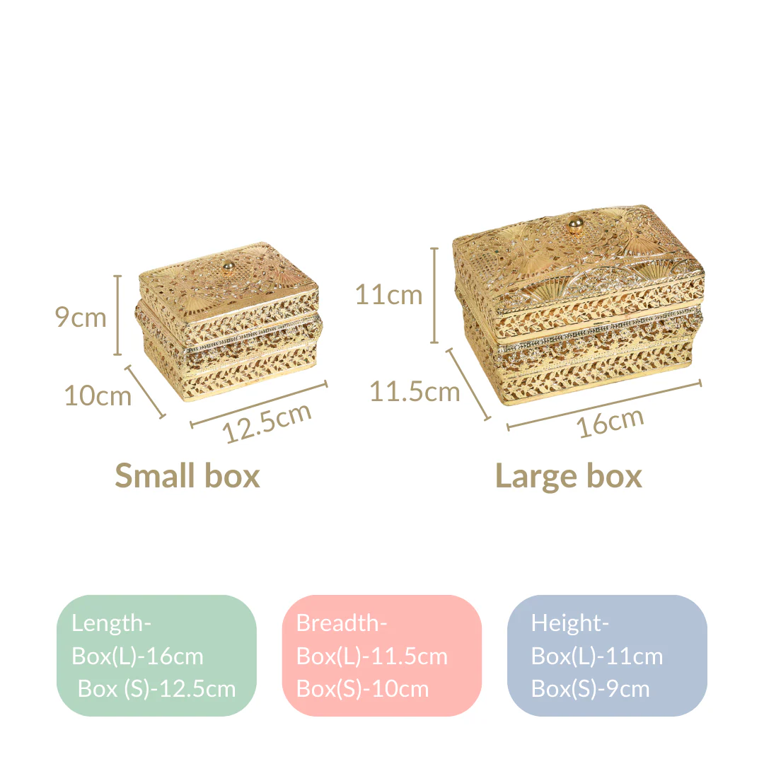 Gold Gift Box Set Of 2 - Image 7