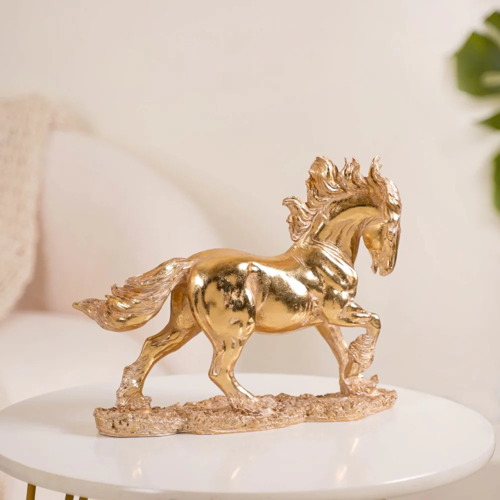 Gold Horse Decor Sculpture - Image 11