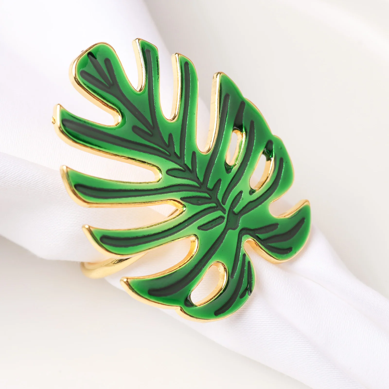 Gold Leaf Napkin Ring - Image 2