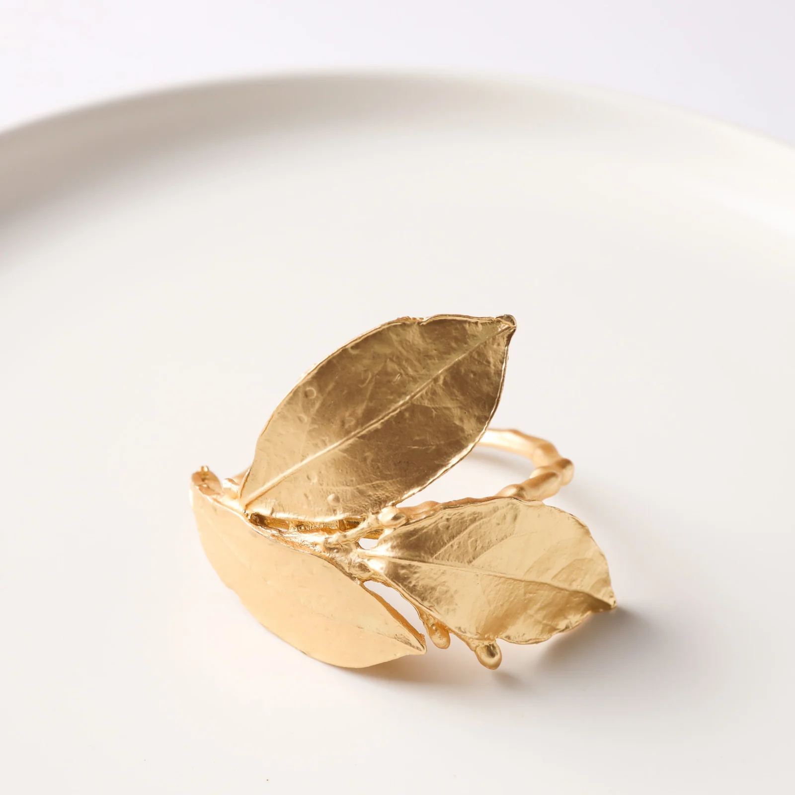 Gold Leaf Serviette Ring