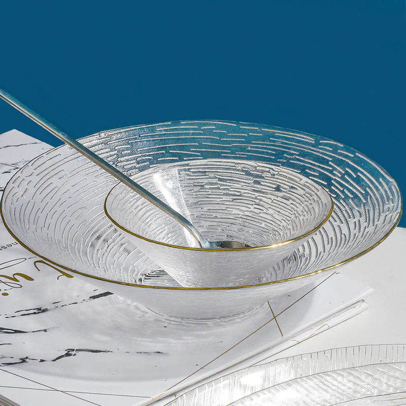 Gold Rimmed Glass Dessert Bowl 100 ml - Image 7