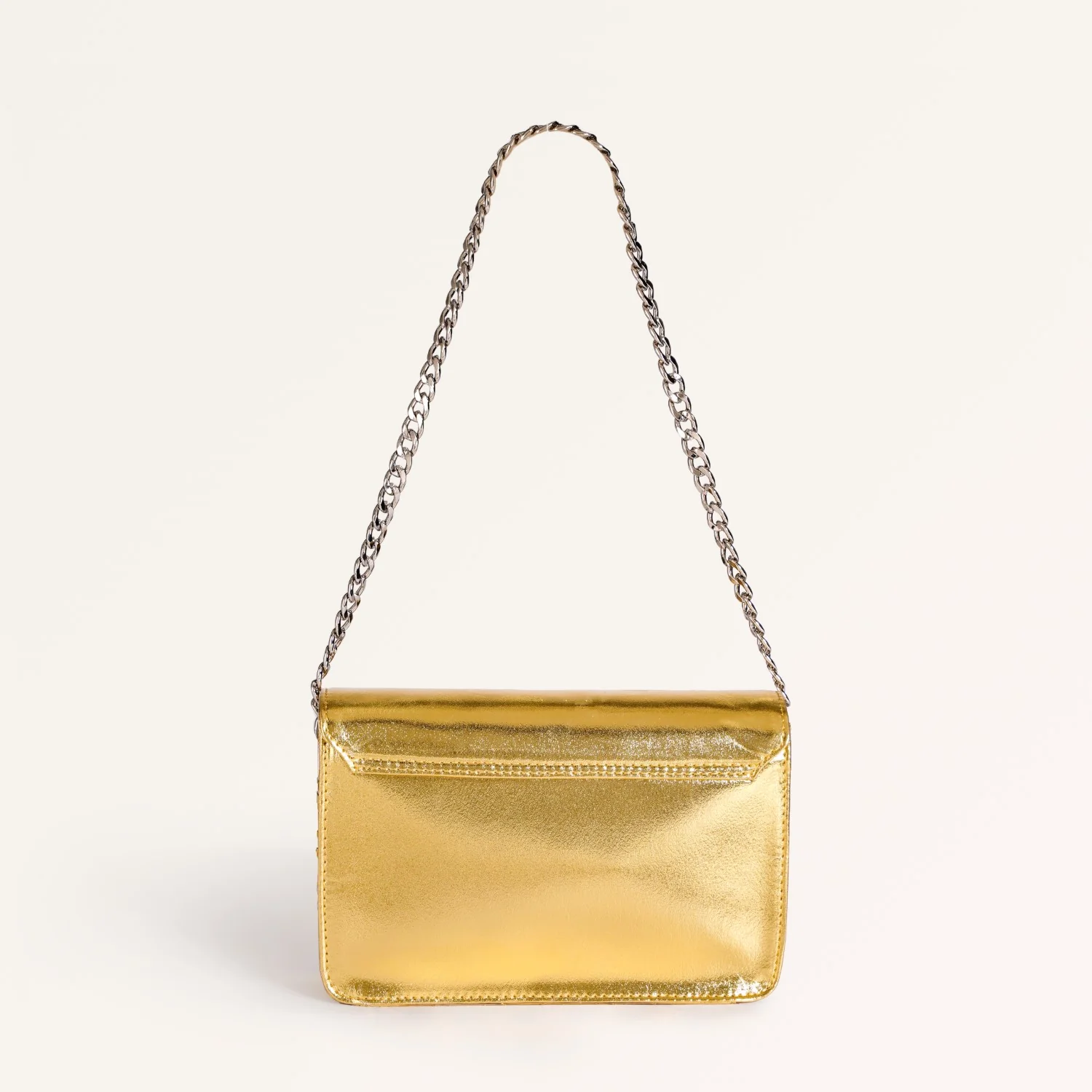 Gold Sheen Shoulder Bag - Image 8