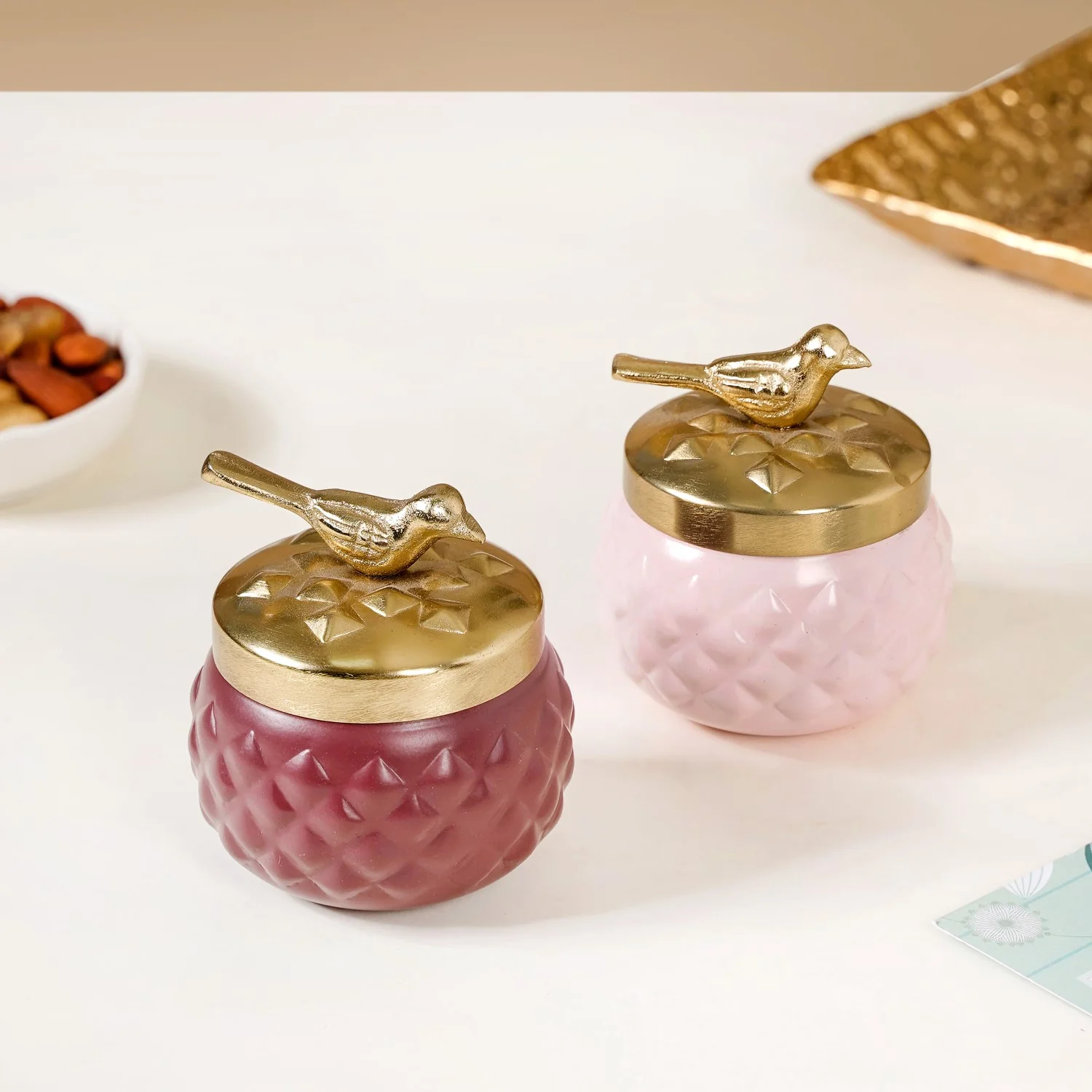 Gold Tray Rakhi Lumba Gift Hamper - Image 5