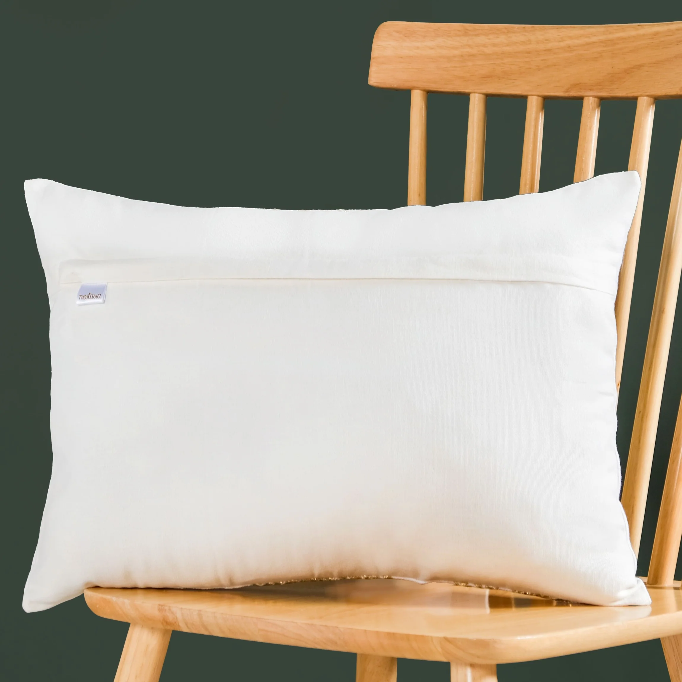 Golden Blooms Cotton Cushion Cover 50x36cm - Image 7
