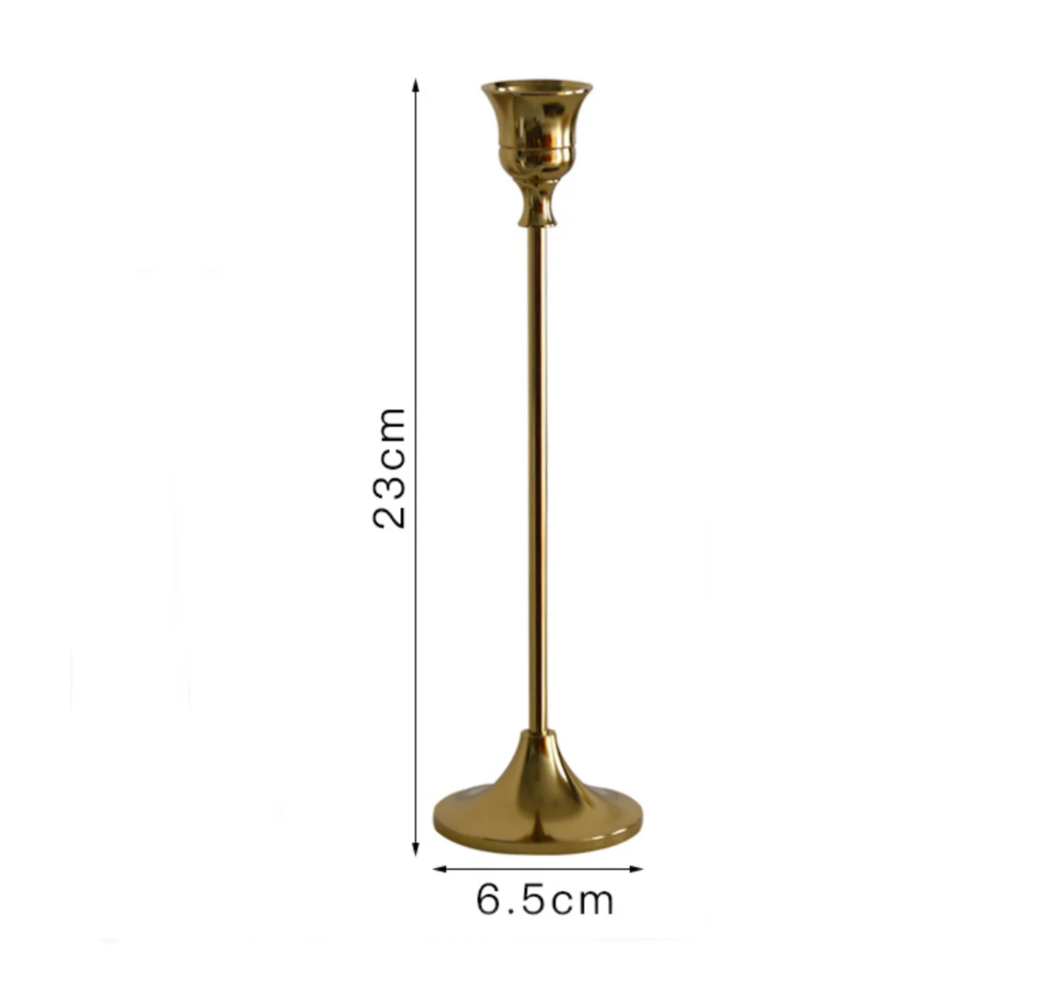 Golden Candle Stand Set Of 3 - Image 11