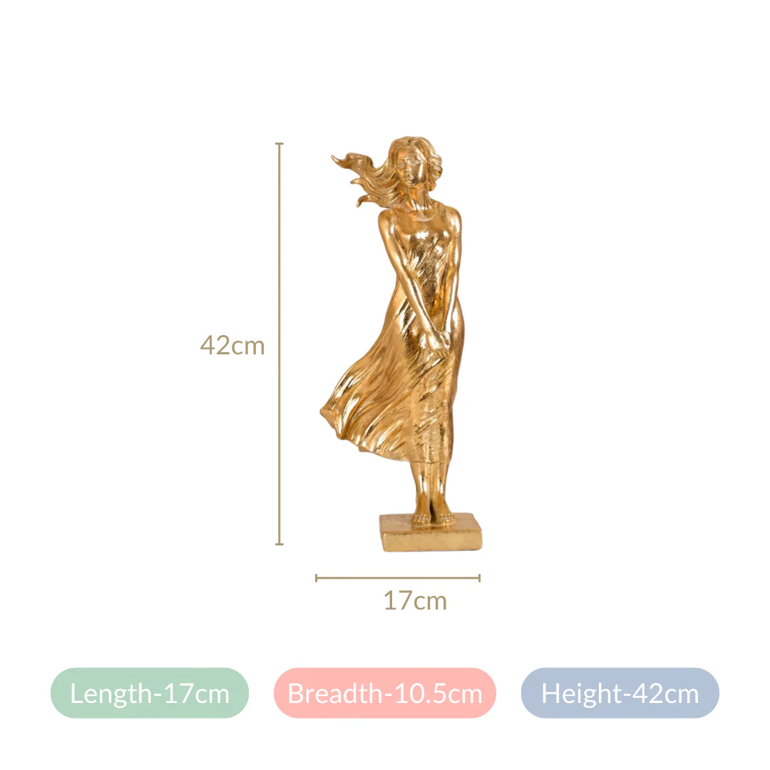 Golden Girl Statue Large - Image 11