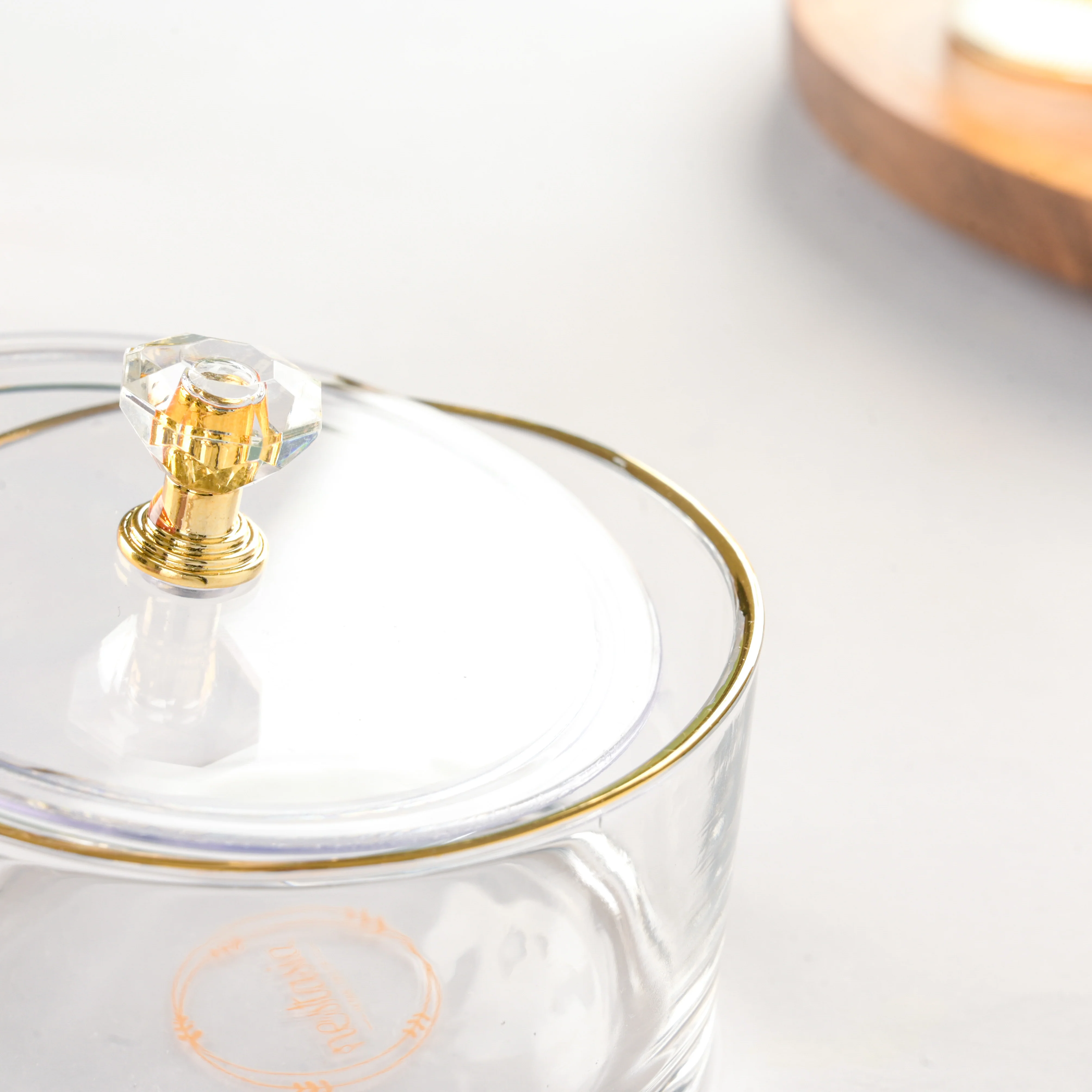 Golden Heart Transparent Jars With Stand Set Of 4 200ml - Image 11