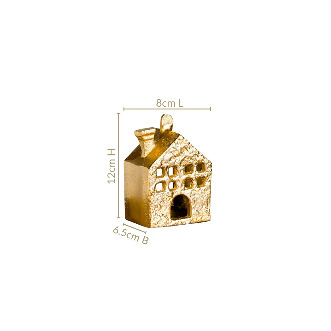 Golden Nest Mini House Tealight Holder - Image 4